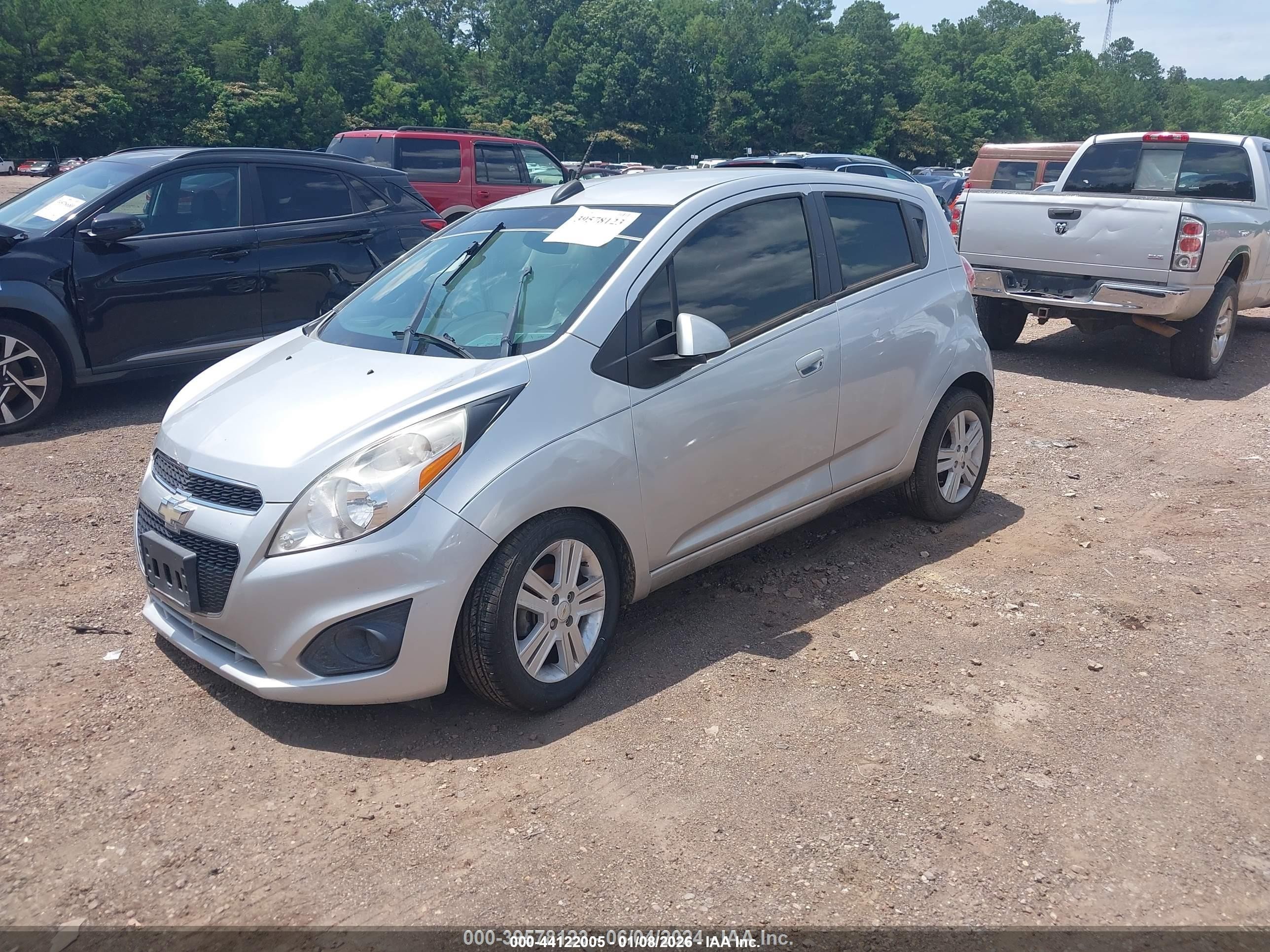 2015 Chevrolet Spark 1lt Cvt Silver vin: KL8CD6S92FC736079