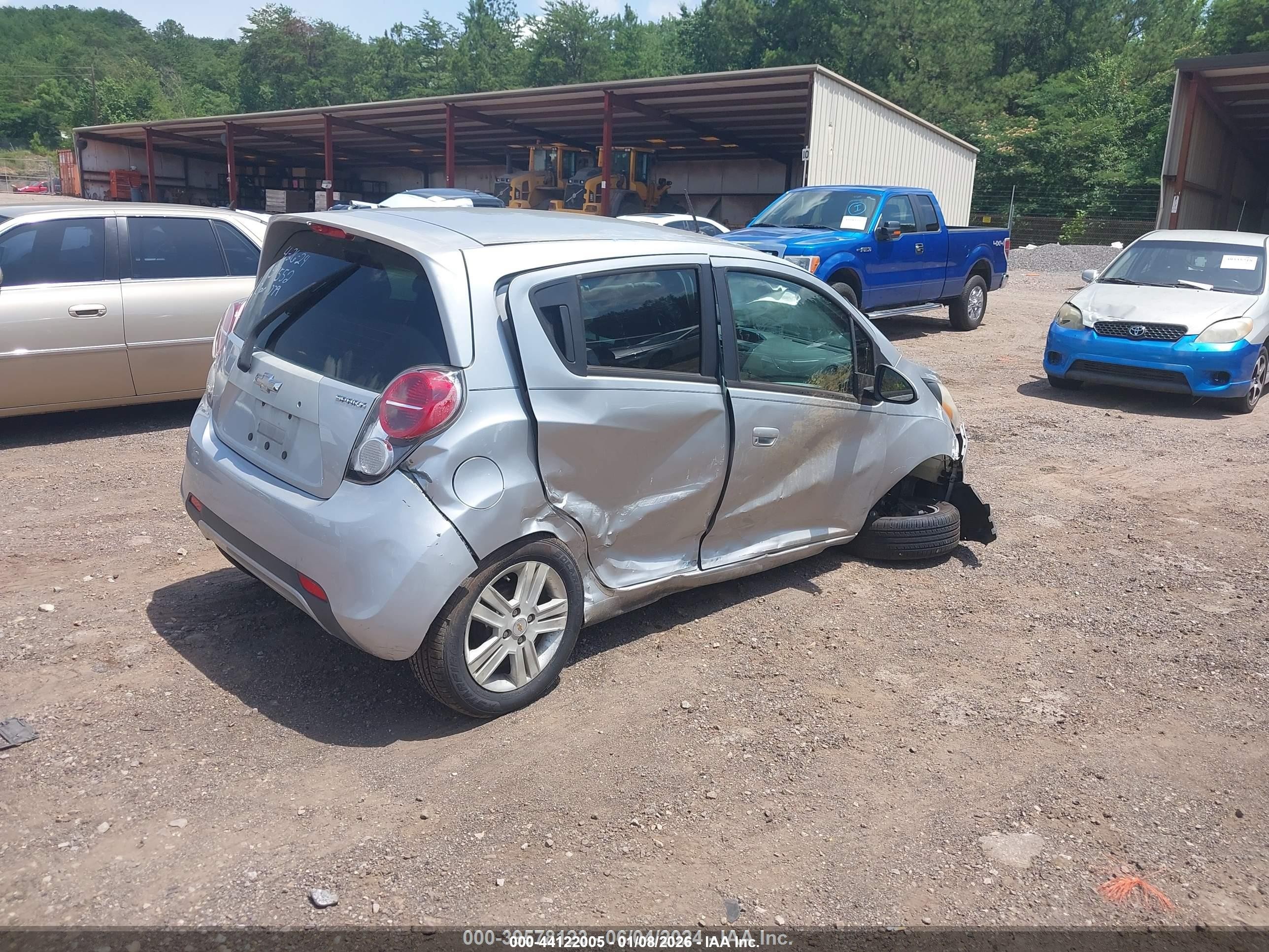 2015 Chevrolet Spark 1lt Cvt Silver vin: KL8CD6S92FC736079