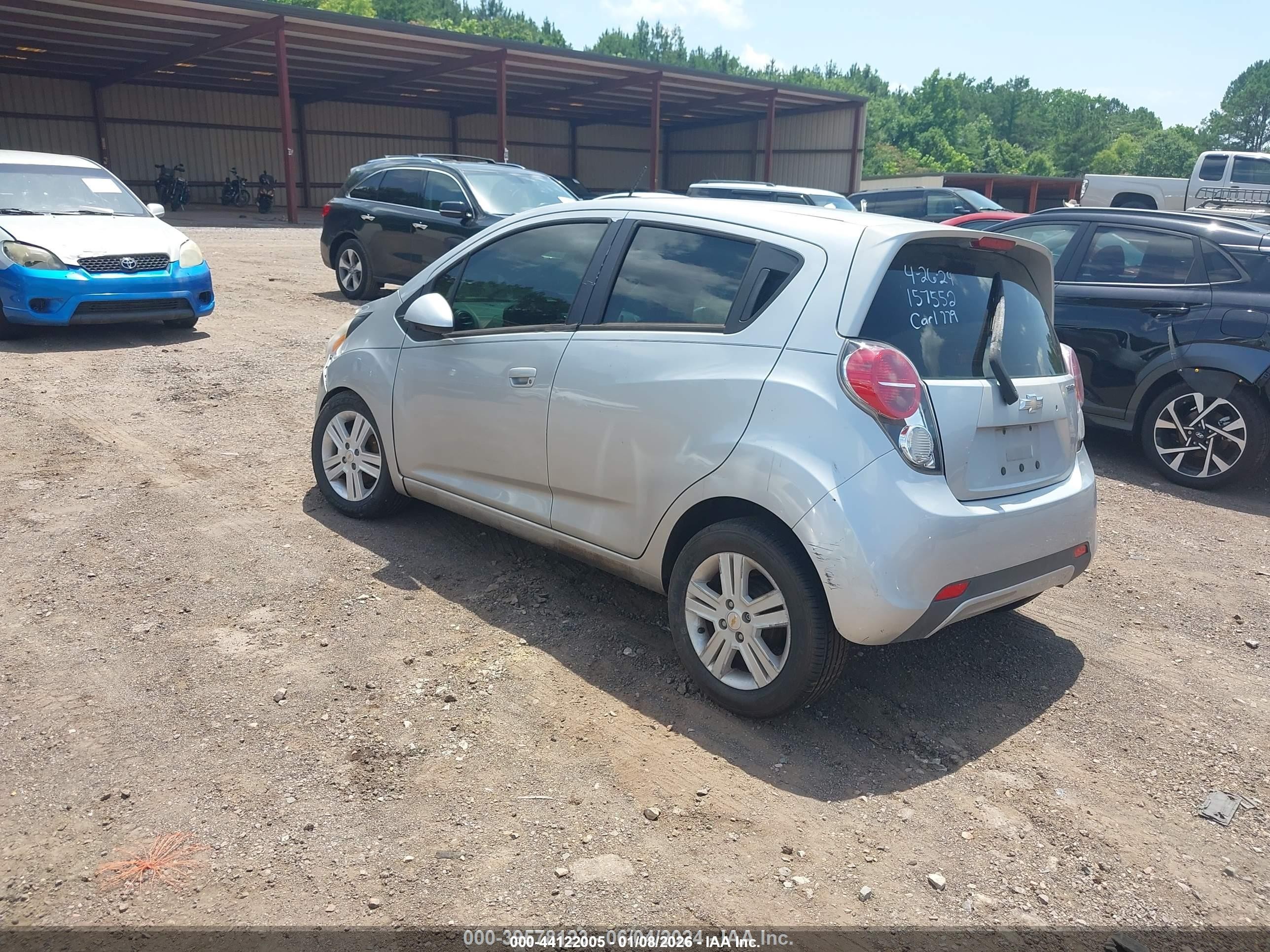 2015 Chevrolet Spark 1lt Cvt Silver vin: KL8CD6S92FC736079