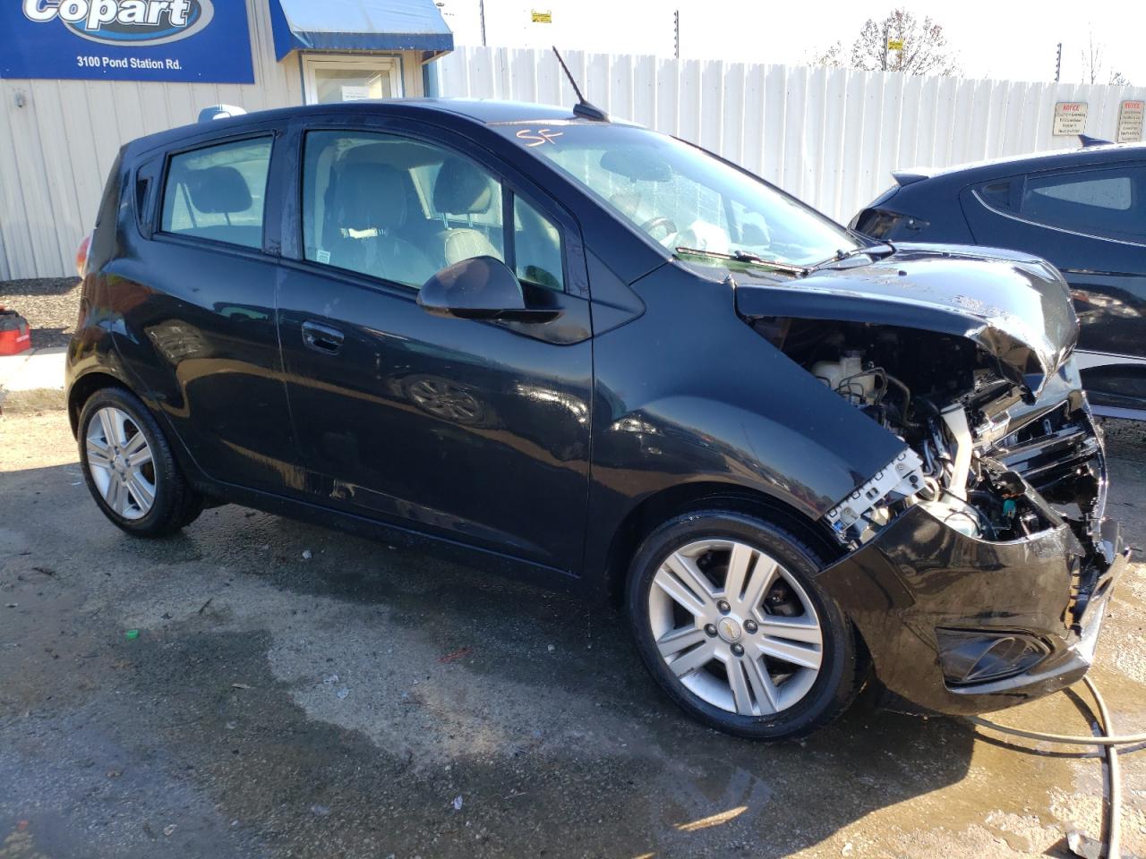 2013 Chevrolet Spark 1lt Black vin: KL8CD6S93DC512896