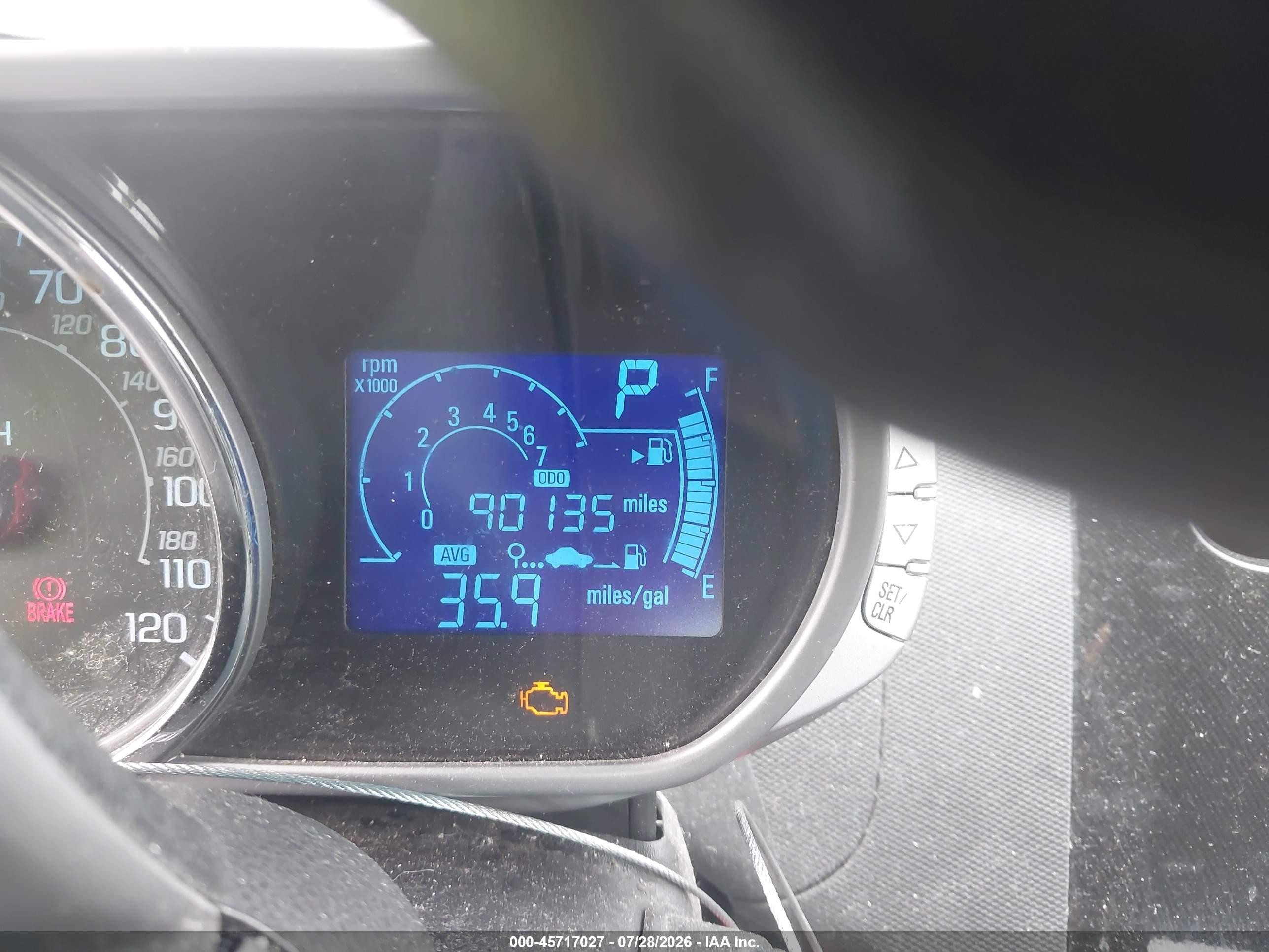 2013 Chevrolet Spark 1lt Auto Silver vin: KL8CD6S93DC541542