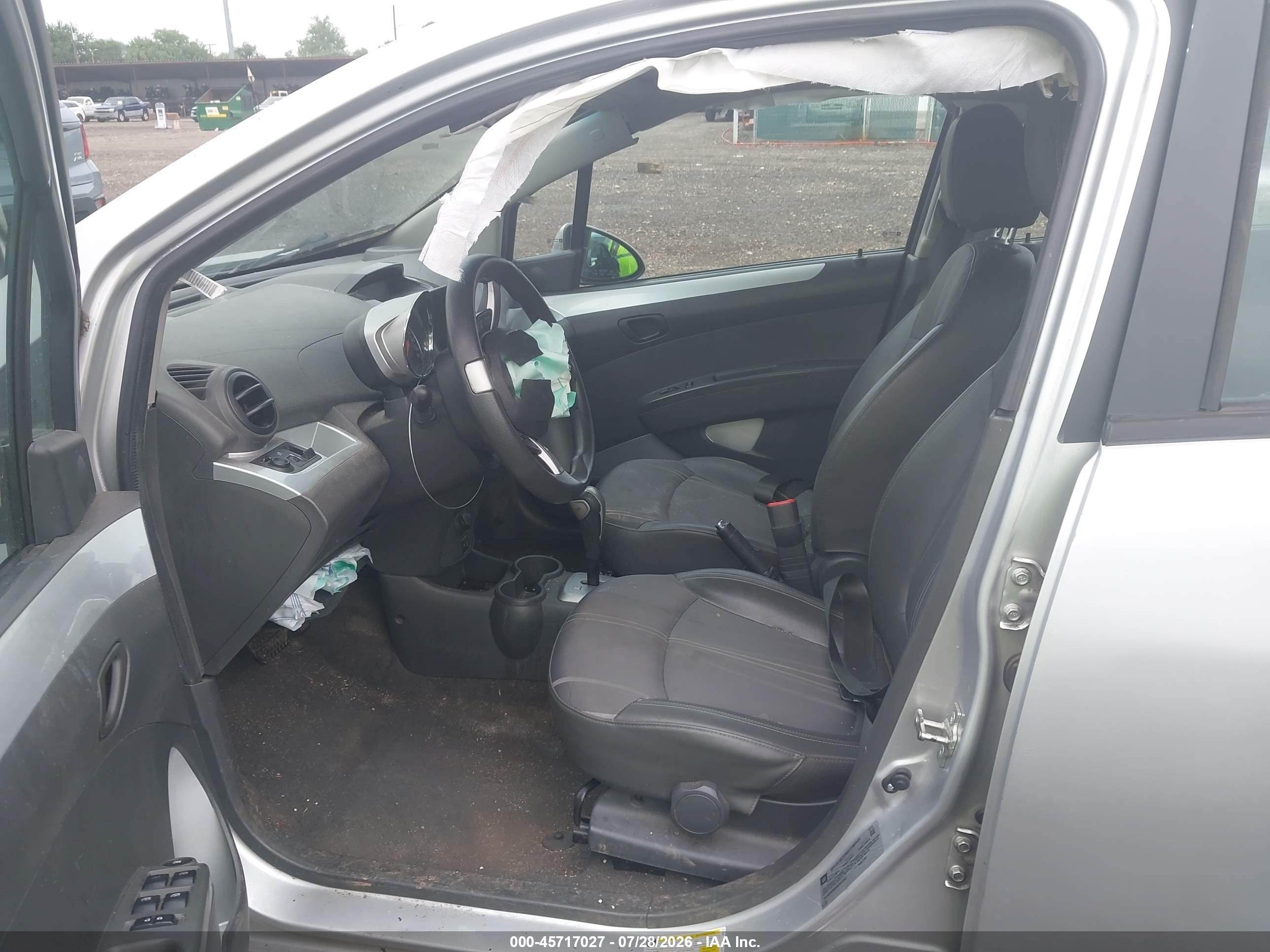 2013 Chevrolet Spark 1lt Auto Silver vin: KL8CD6S93DC541542