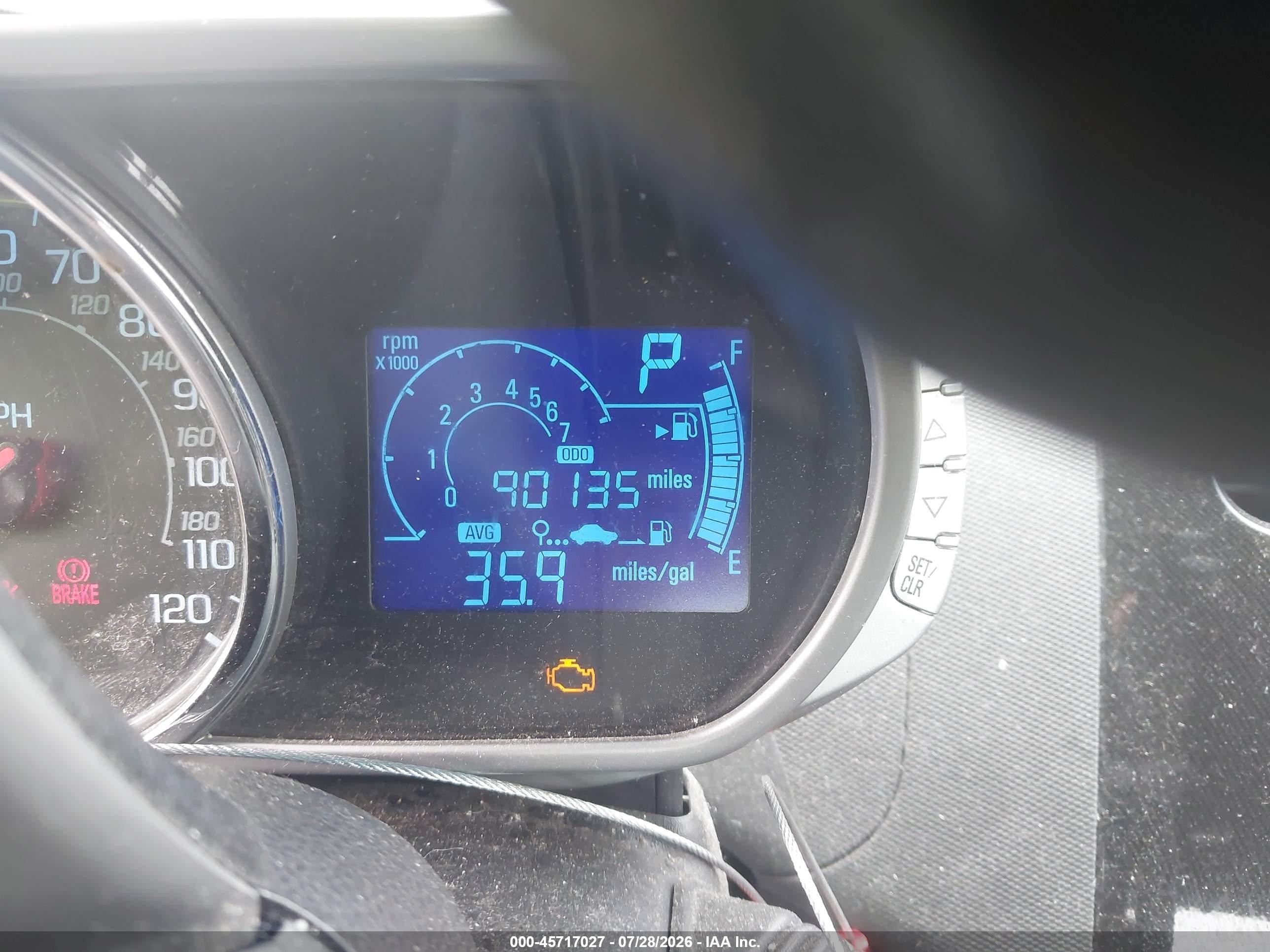 2013 Chevrolet Spark 1lt Auto Silver vin: KL8CD6S93DC541542