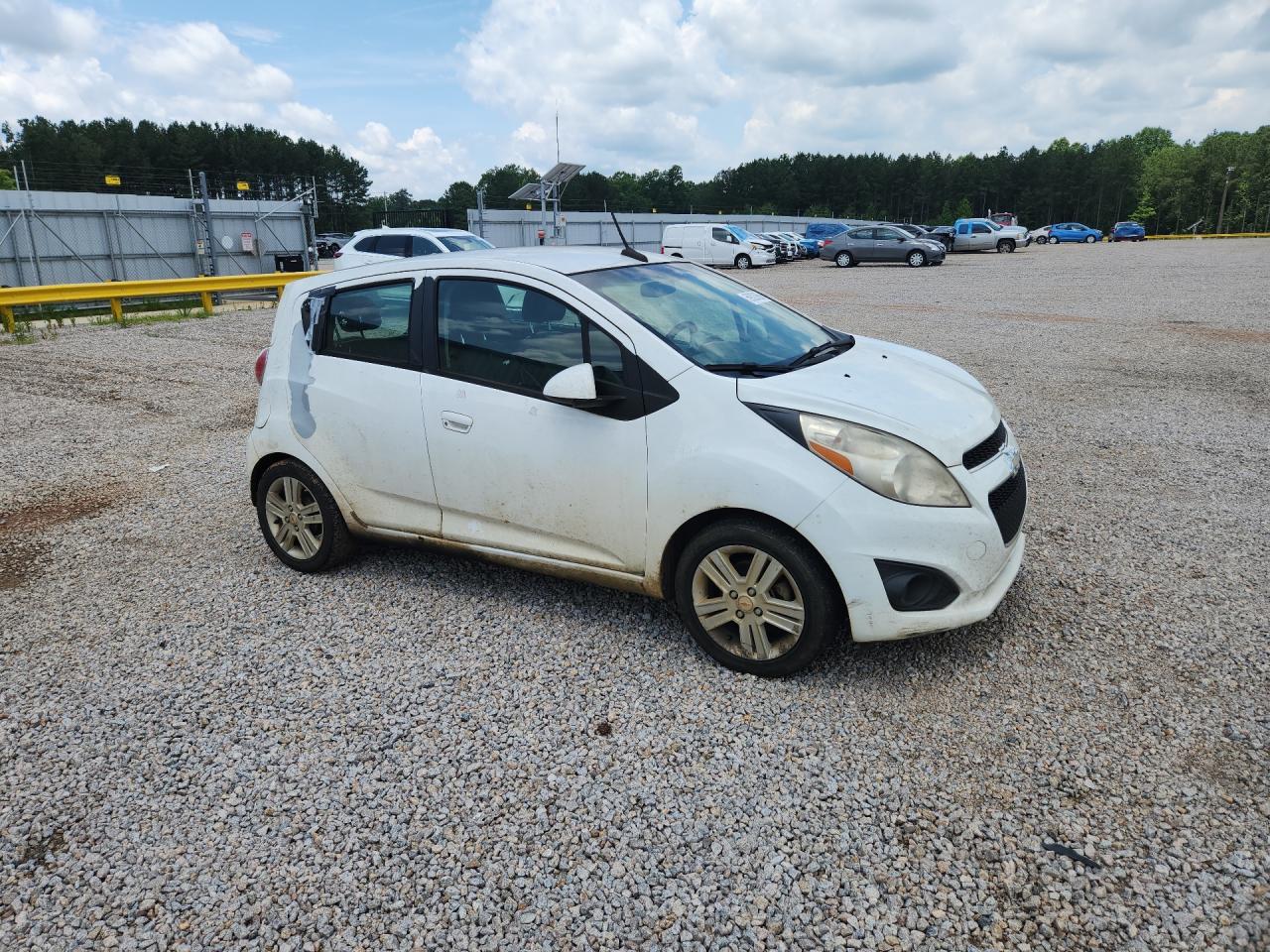 2013 Chevrolet Spark 1lt White vin: KL8CD6S93DC543372