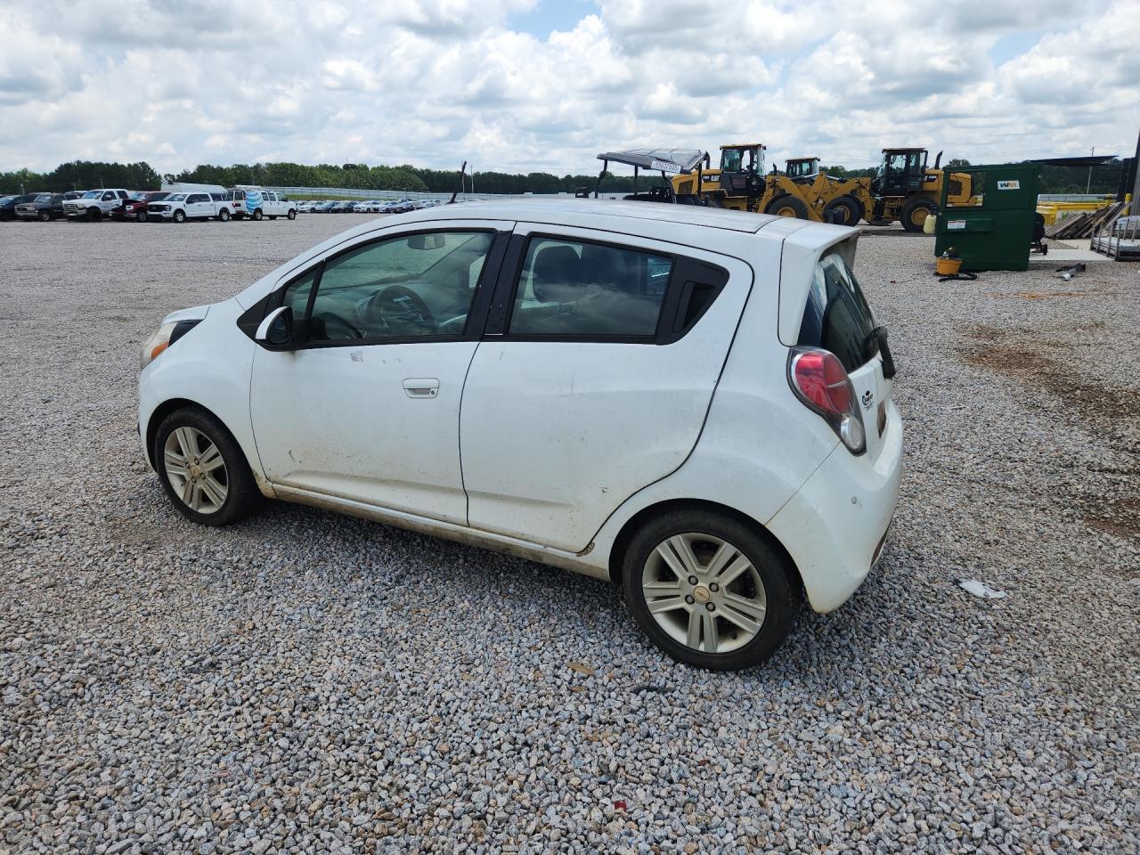 2013 Chevrolet Spark 1lt White vin: KL8CD6S93DC543372