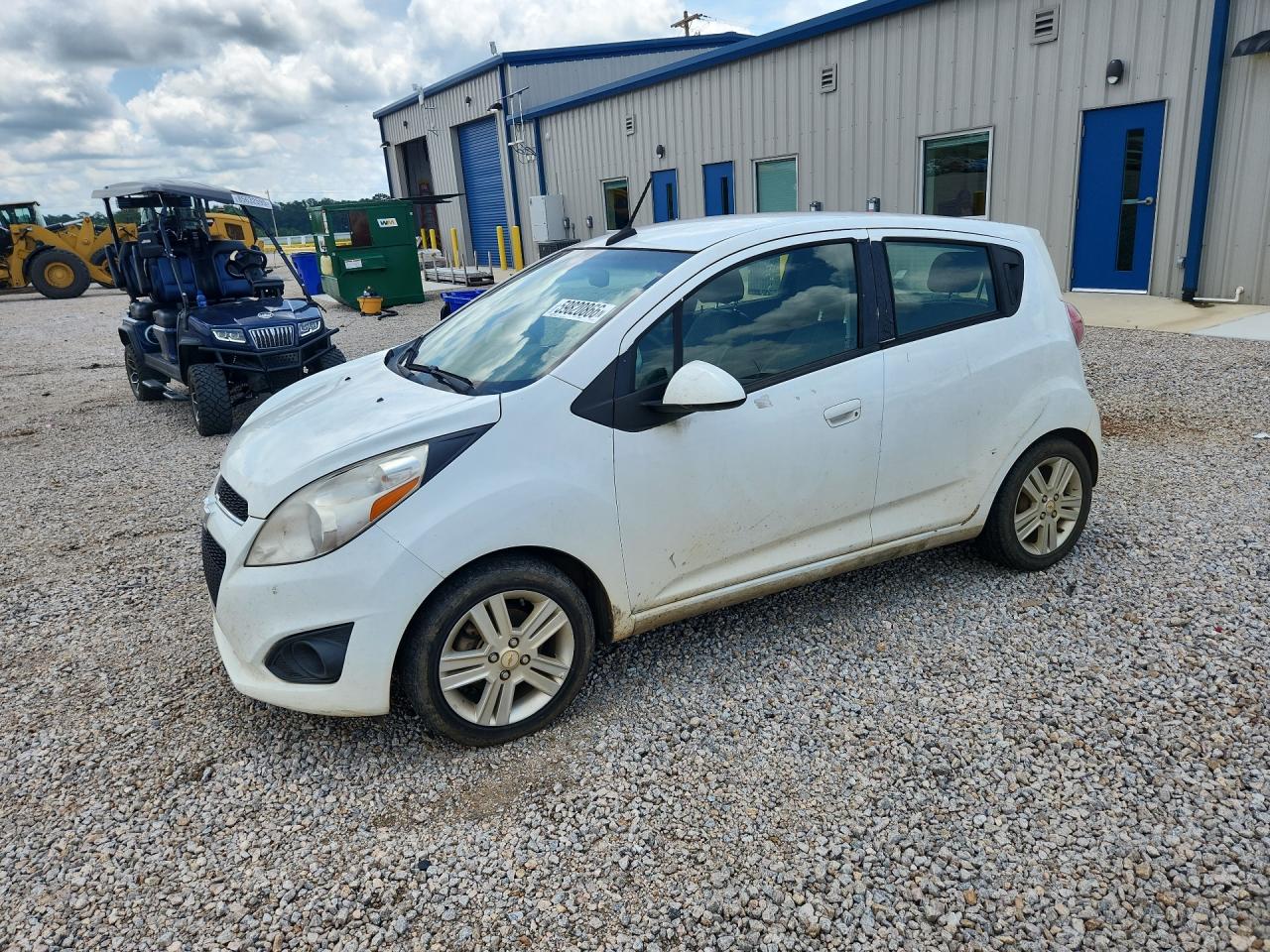 2013 Chevrolet Spark 1lt White vin: KL8CD6S93DC543372