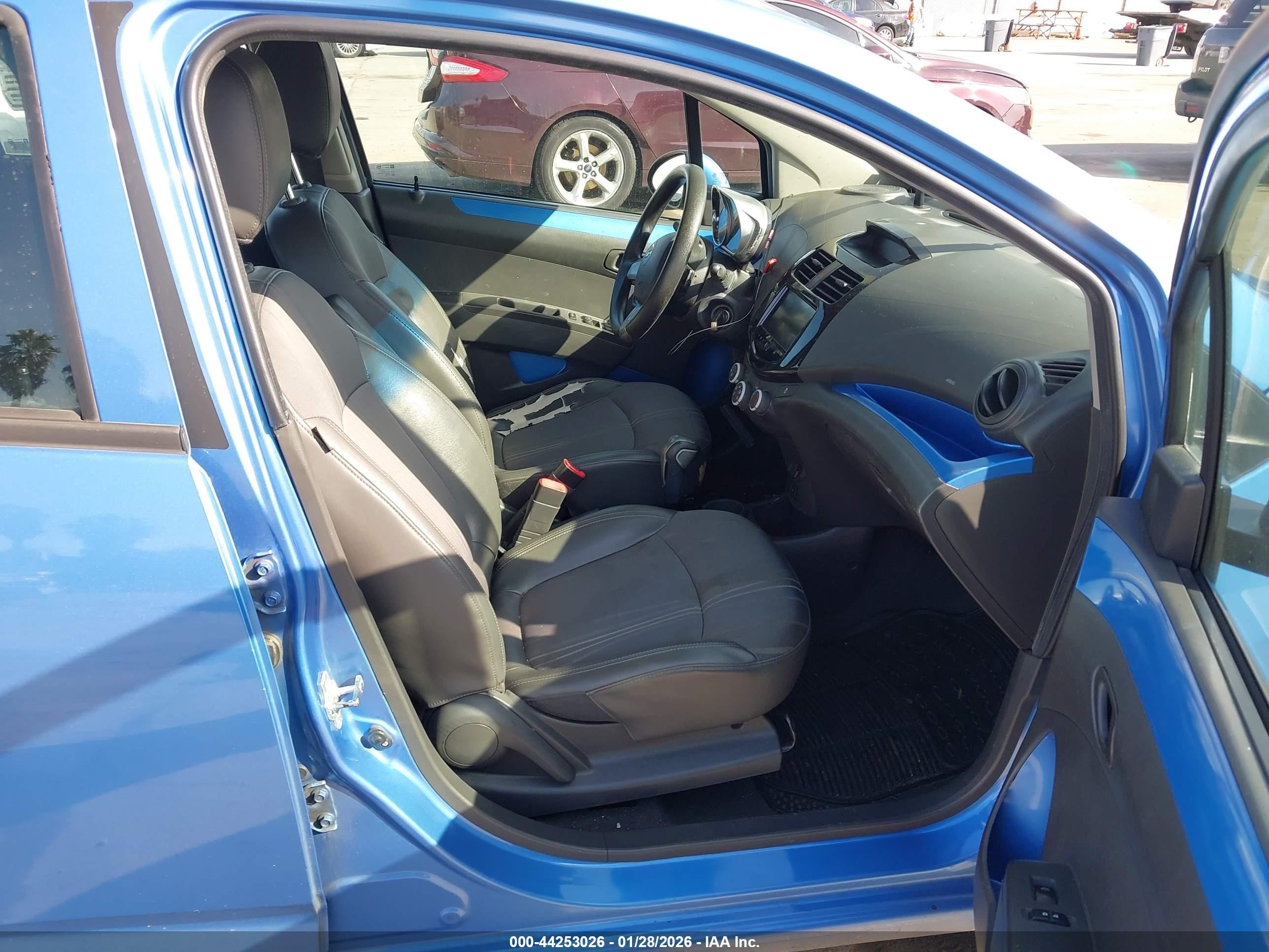 2013 Chevrolet Spark 1lt Auto Blue vin: KL8CD6S93DC620001