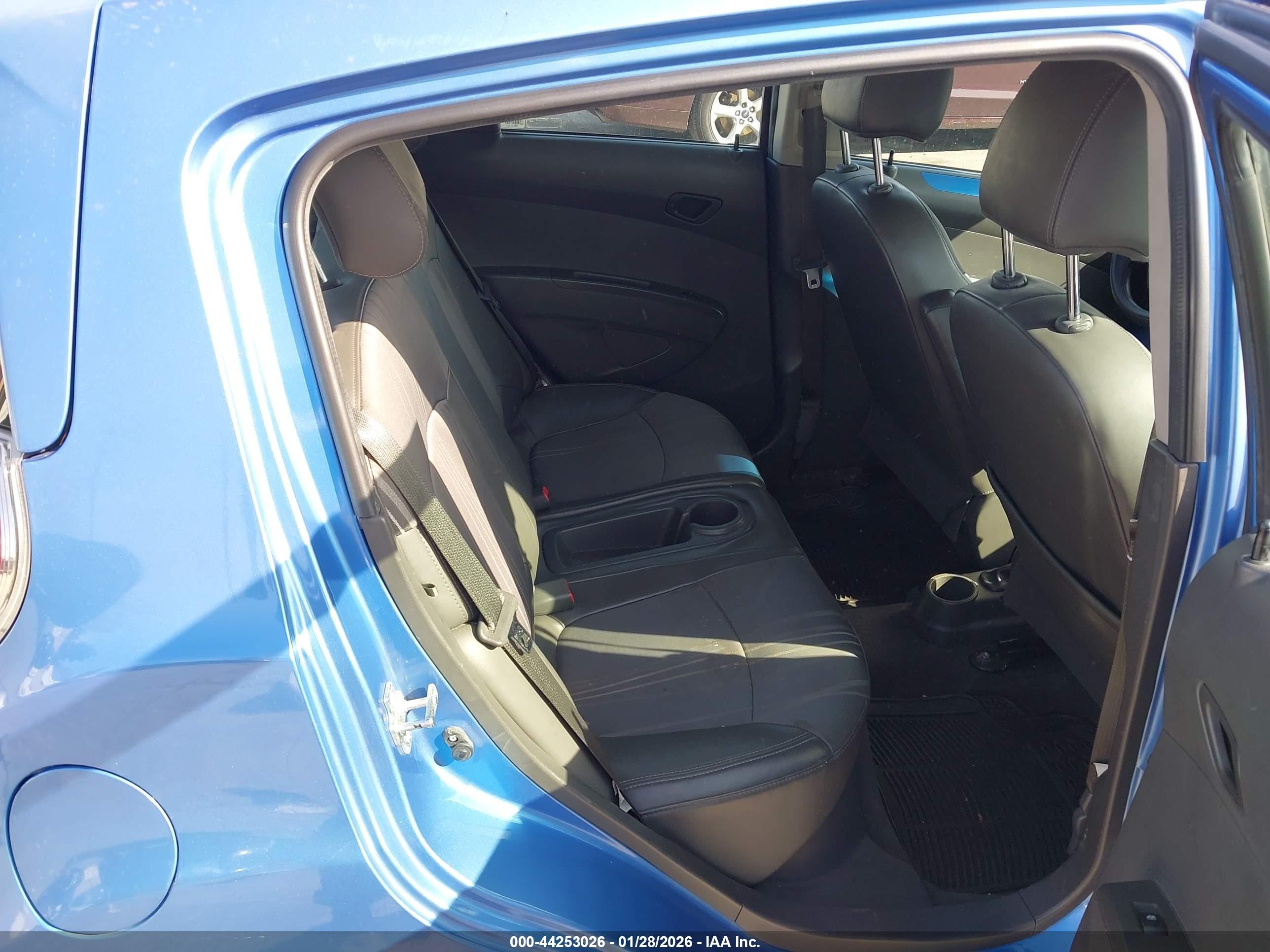 2013 Chevrolet Spark 1lt Auto Blue vin: KL8CD6S93DC620001