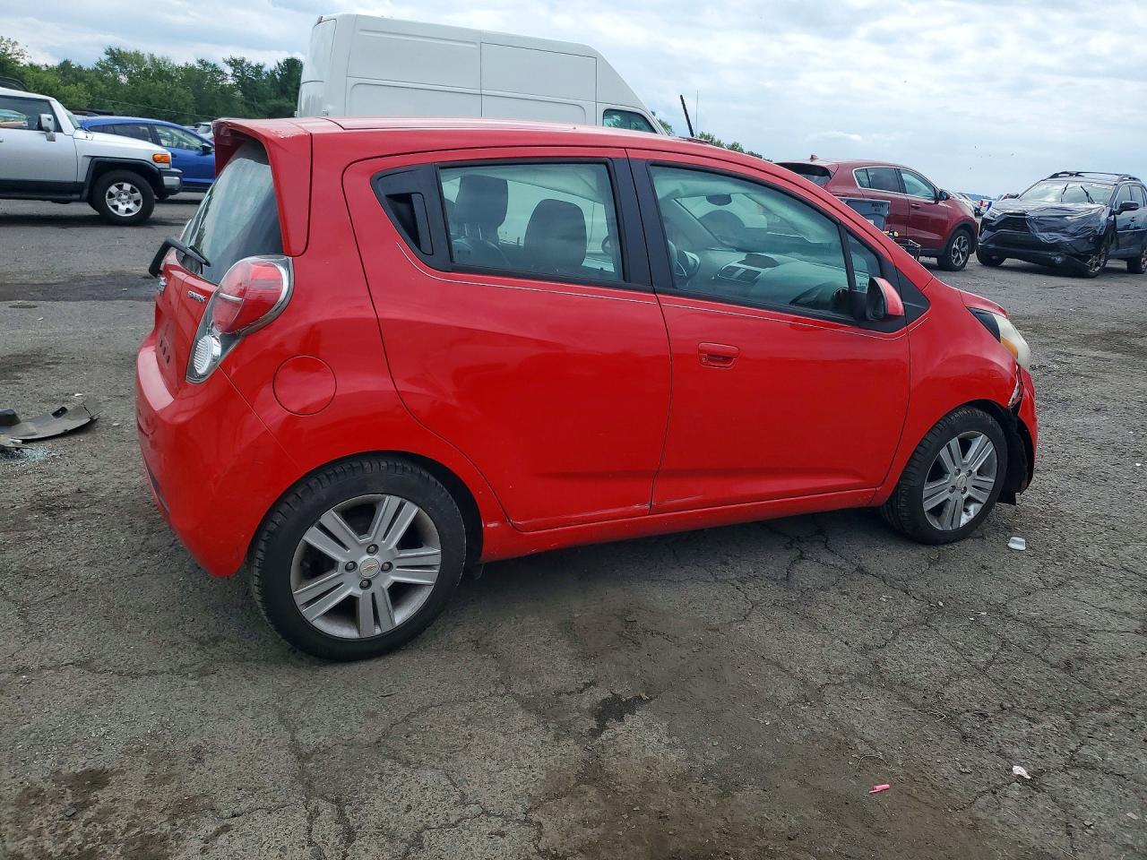 2014 Chevrolet Spark 1lt Red vin: KL8CD6S93EC439188