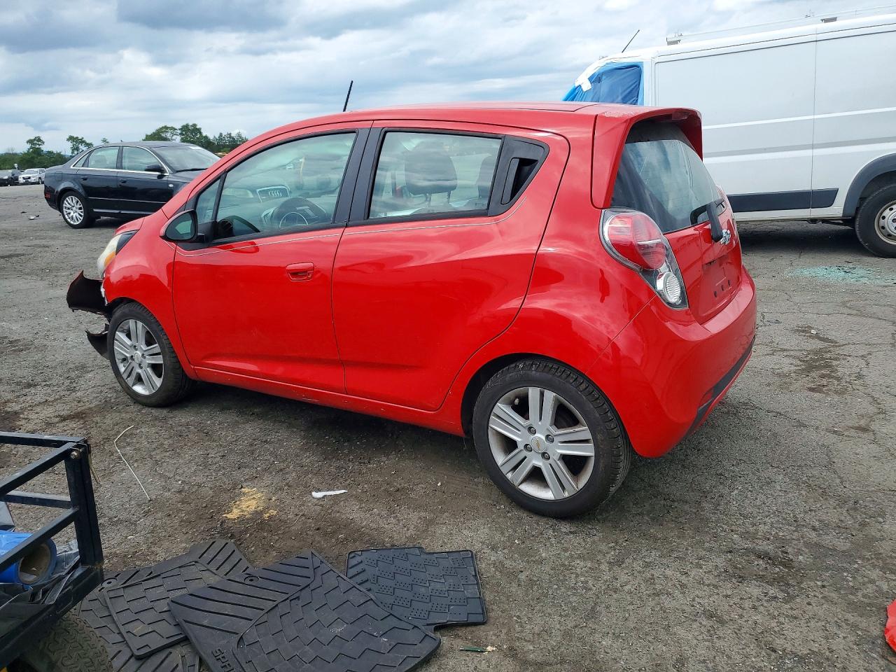 2014 Chevrolet Spark 1lt Red vin: KL8CD6S93EC439188