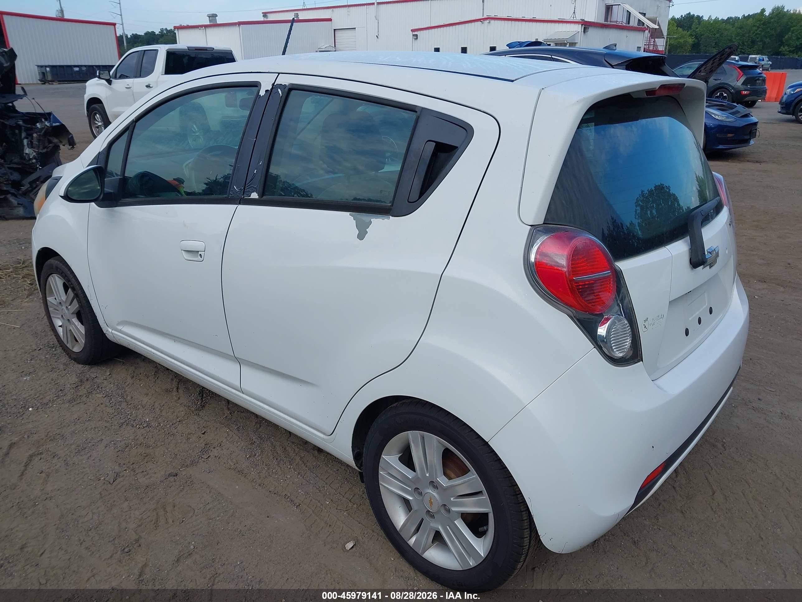 2014 Chevrolet Spark 1lt Auto White vin: KL8CD6S93EC483188
