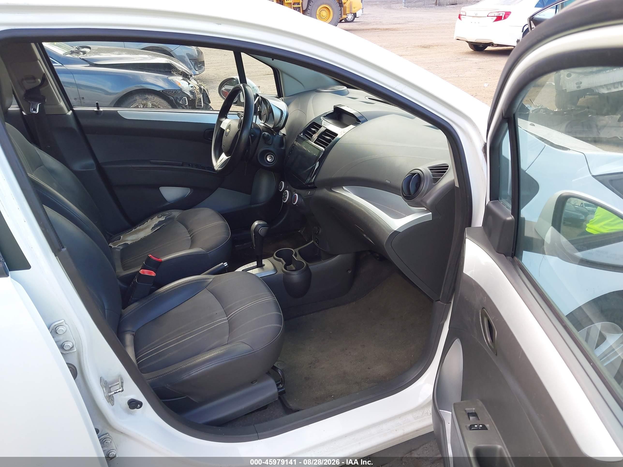 2014 Chevrolet Spark 1lt Auto White vin: KL8CD6S93EC483188