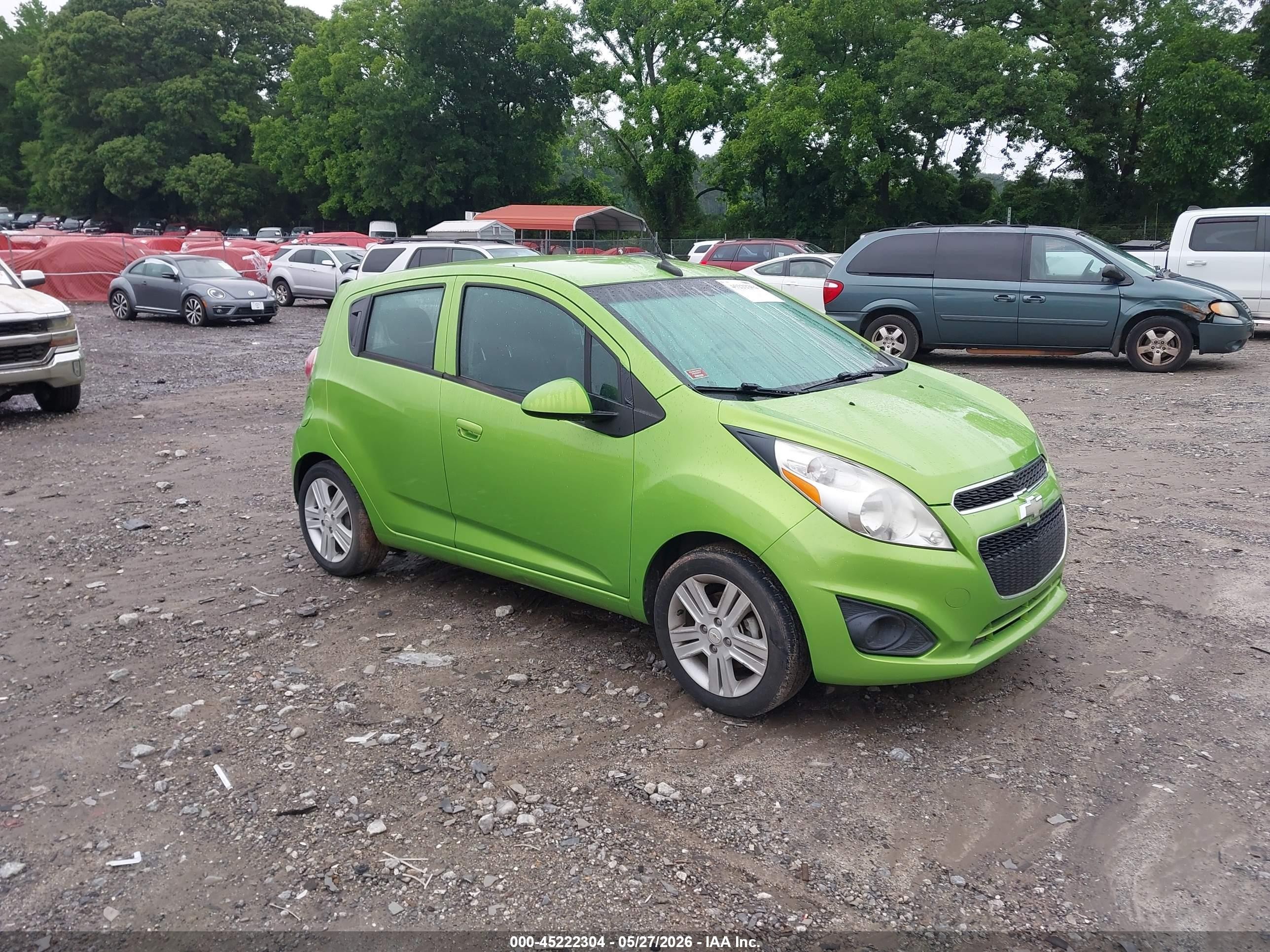 2014 Chevrolet Spark 1lt Auto Зеленый vin: KL8CD6S93EC499939
