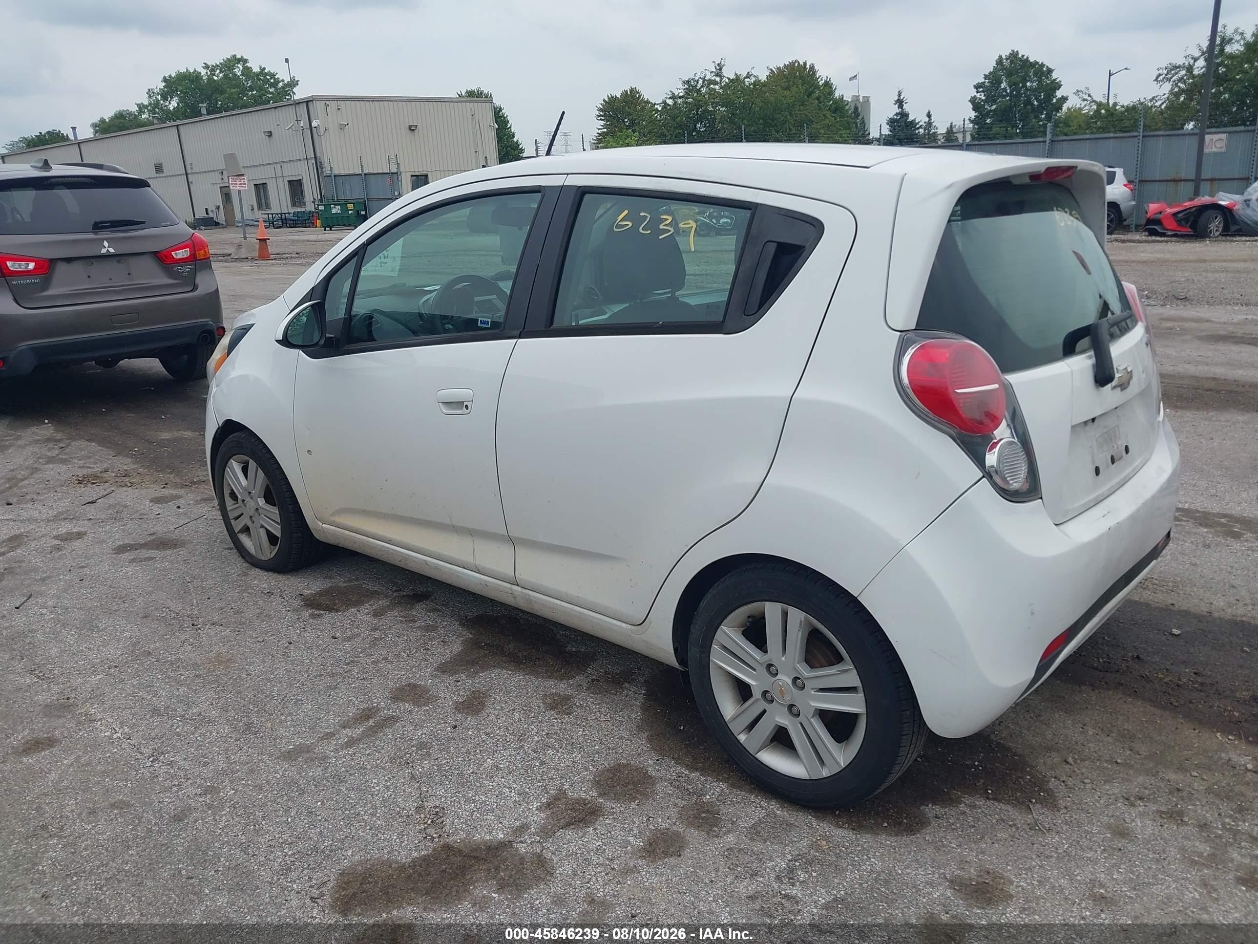 2014 Chevrolet Spark 1lt Auto White vin: KL8CD6S93EC537119