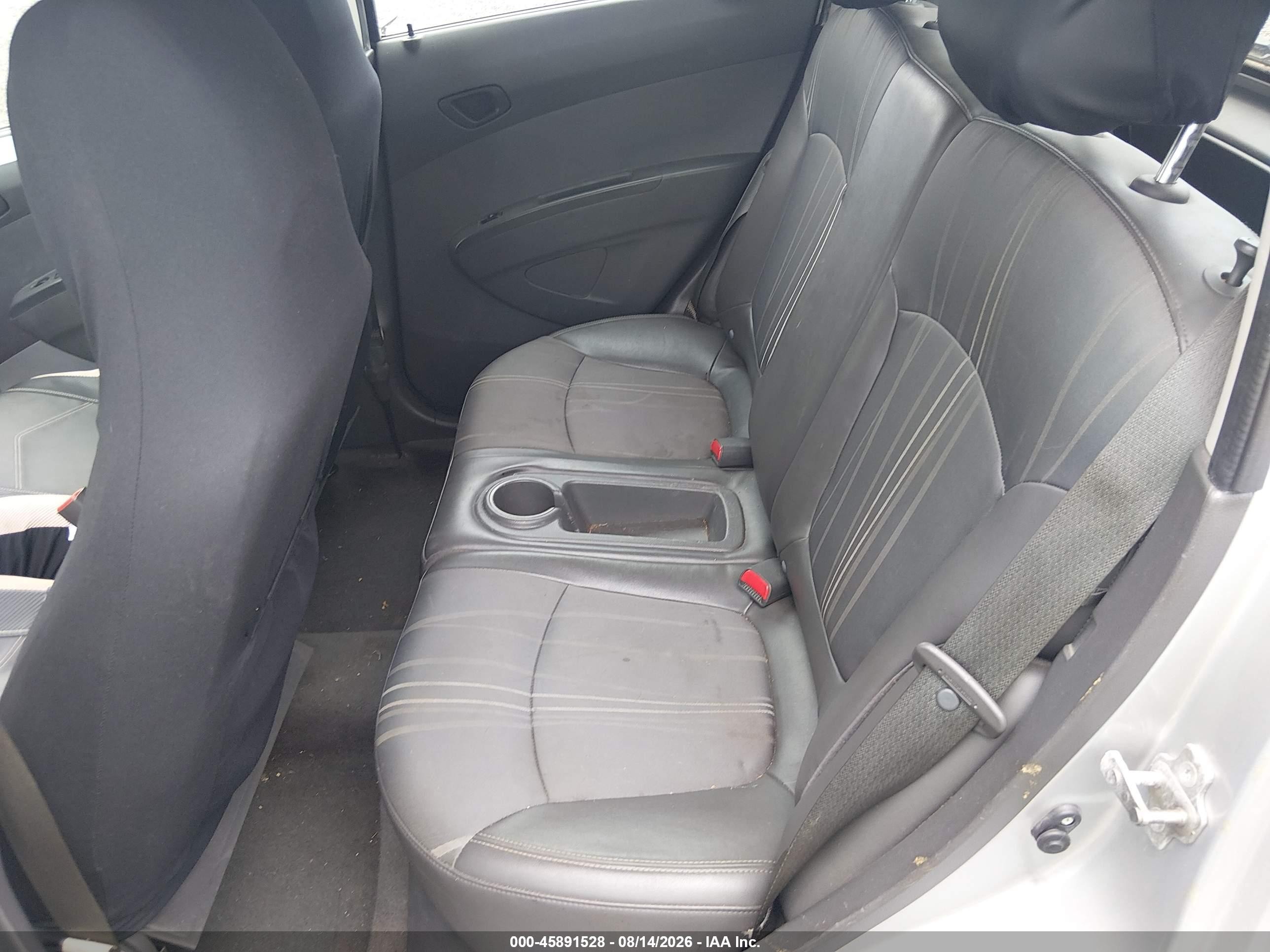 2014 Chevrolet Spark 1lt Auto Silver vin: KL8CD6S93EC548654