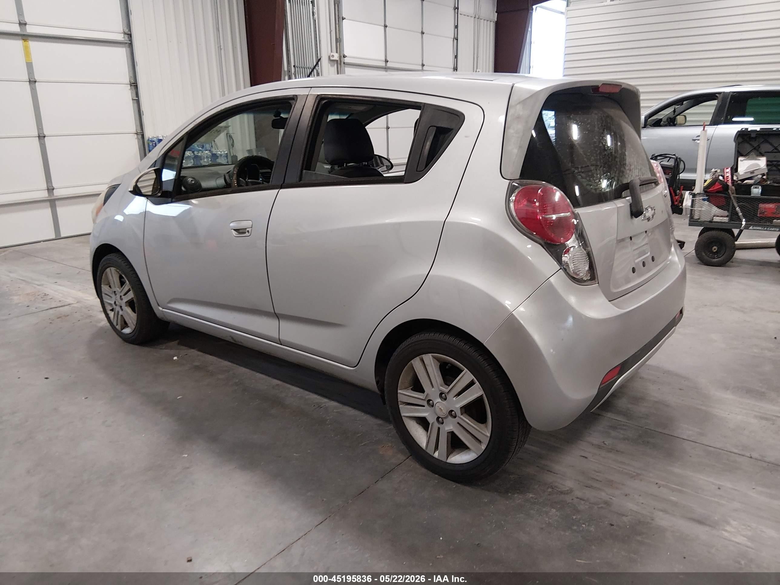 2014 Chevrolet Spark 1lt Auto Silver vin: KL8CD6S93EC553059
