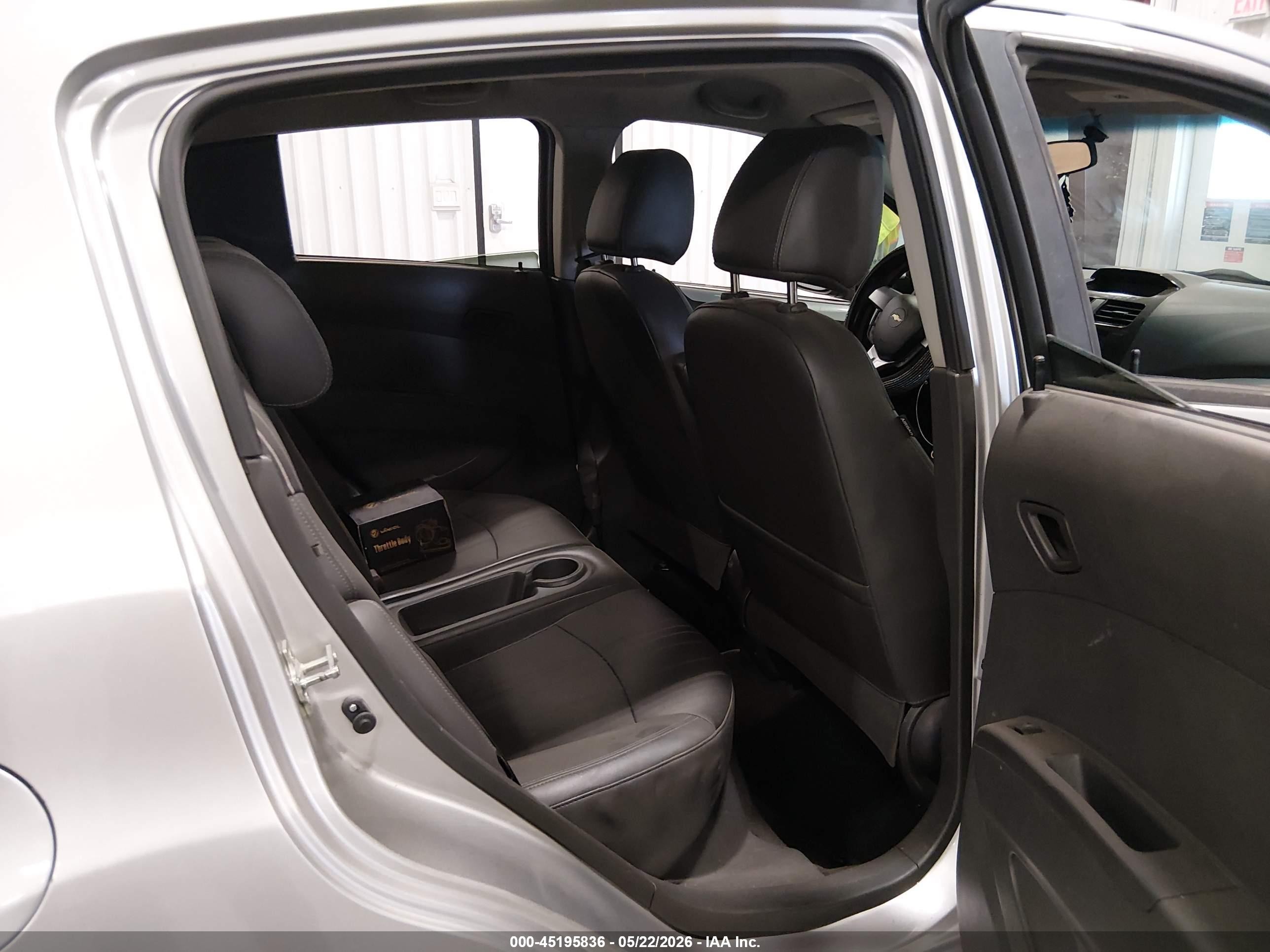2014 Chevrolet Spark 1lt Auto Silver vin: KL8CD6S93EC553059