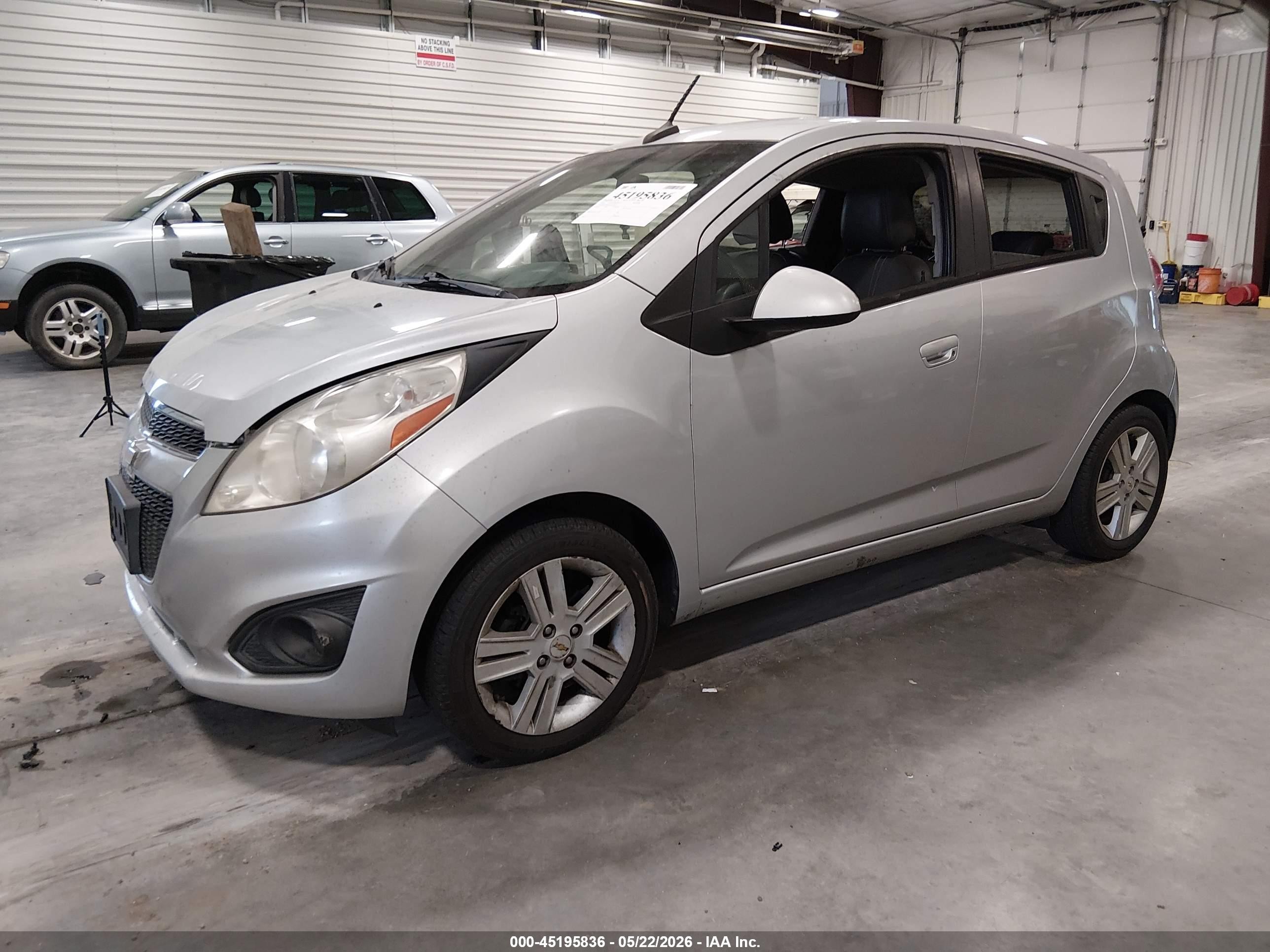 2014 Chevrolet Spark 1lt Auto Silver vin: KL8CD6S93EC553059