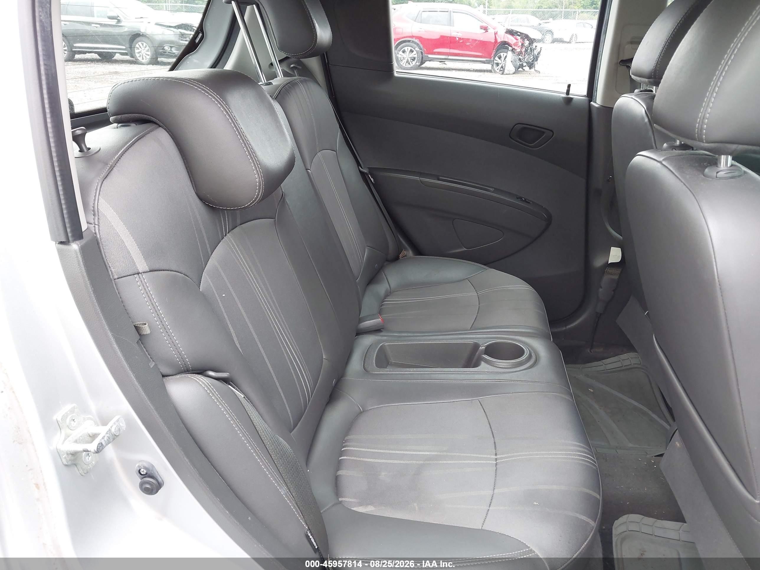 2014 Chevrolet Spark 1lt Auto Silver vin: KL8CD6S93EC563221
