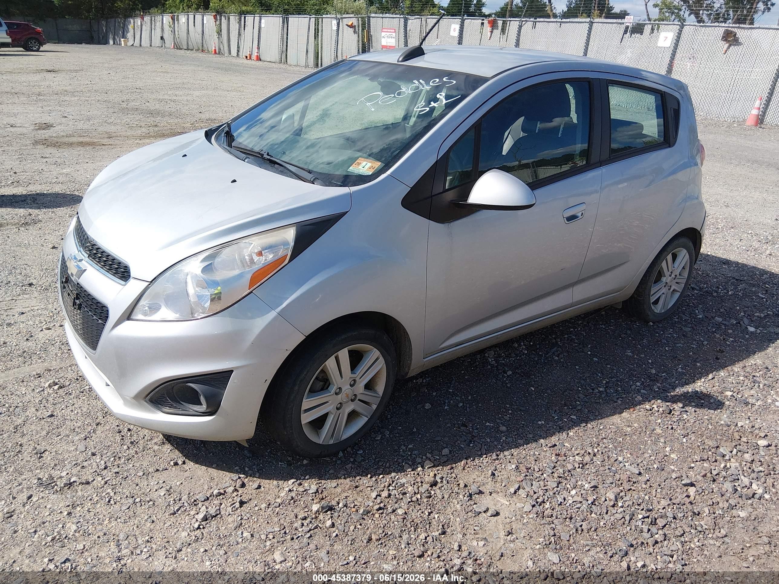 2015 Chevrolet Spark 1lt Cvt Silver vin: KL8CD6S93FC732011