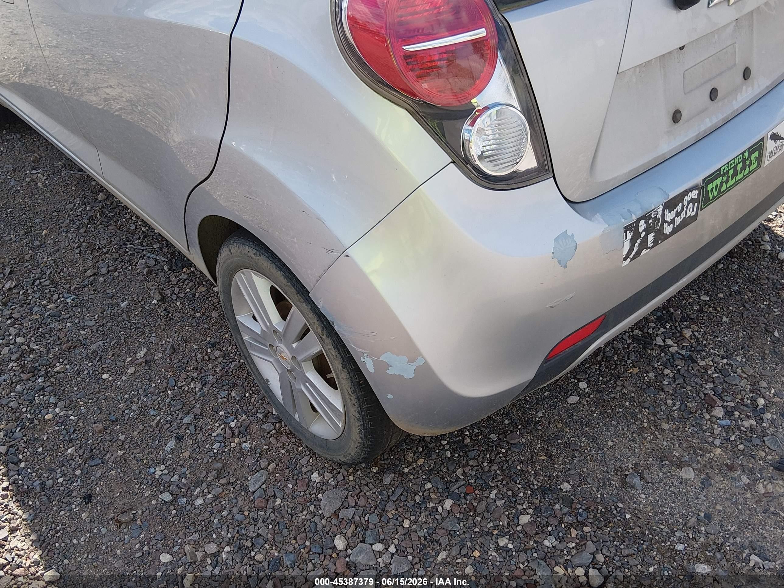 2015 Chevrolet Spark 1lt Cvt Silver vin: KL8CD6S93FC732011