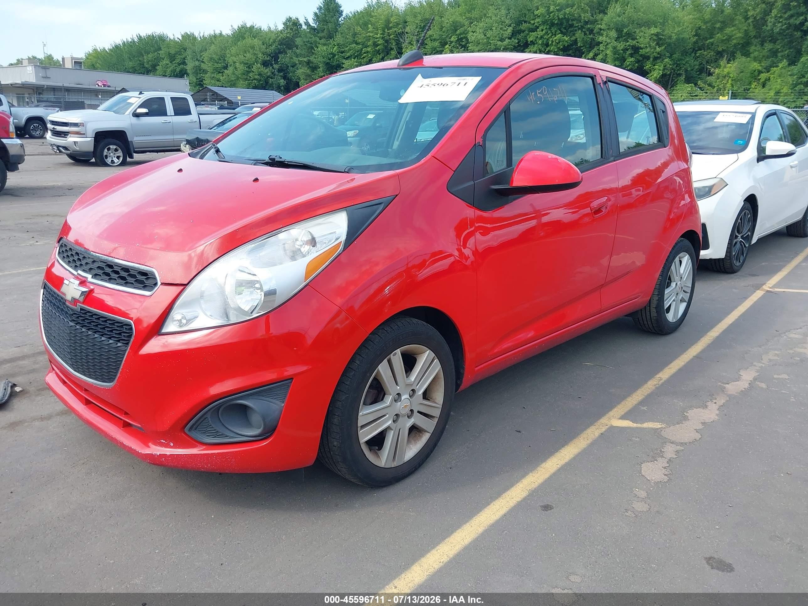 2015 Chevrolet Spark 1lt Cvt Красный vin: KL8CD6S93FC739766