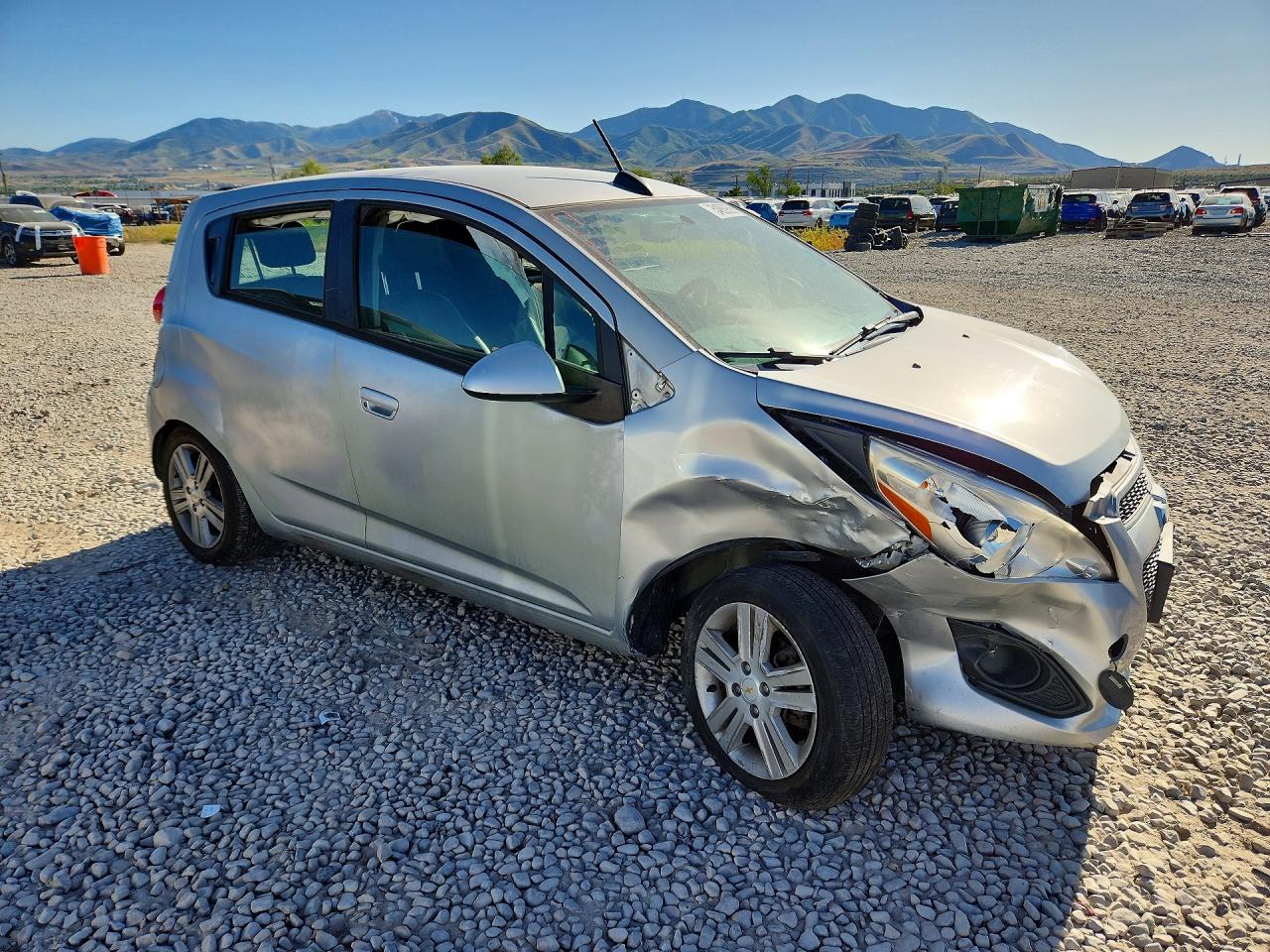 2015 Chevrolet Spark 1lt Silver vin: KL8CD6S93FC746751