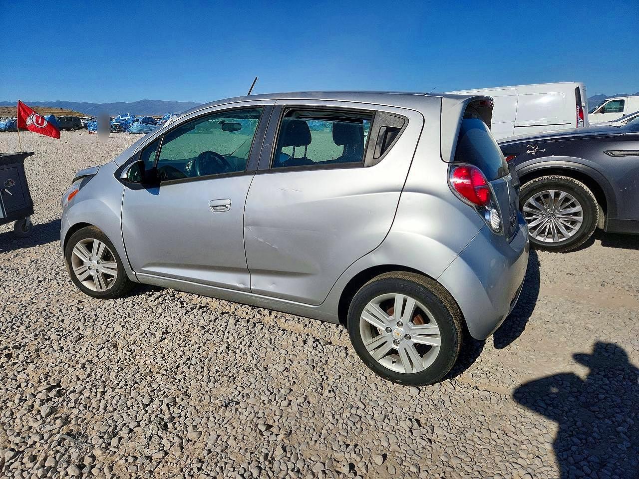 2015 Chevrolet Spark 1lt Silver vin: KL8CD6S93FC746751