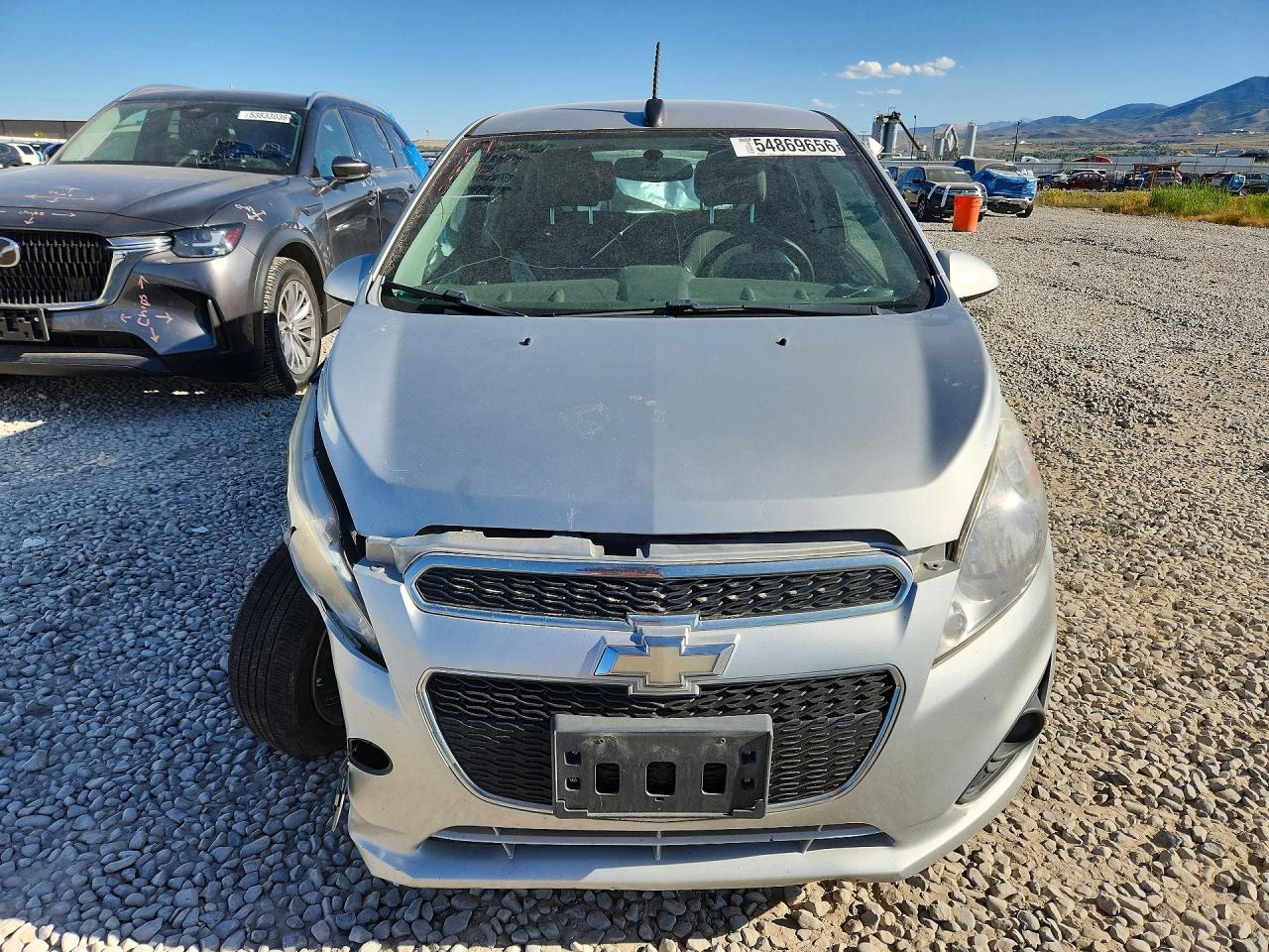 2015 Chevrolet Spark 1lt Silver vin: KL8CD6S93FC746751