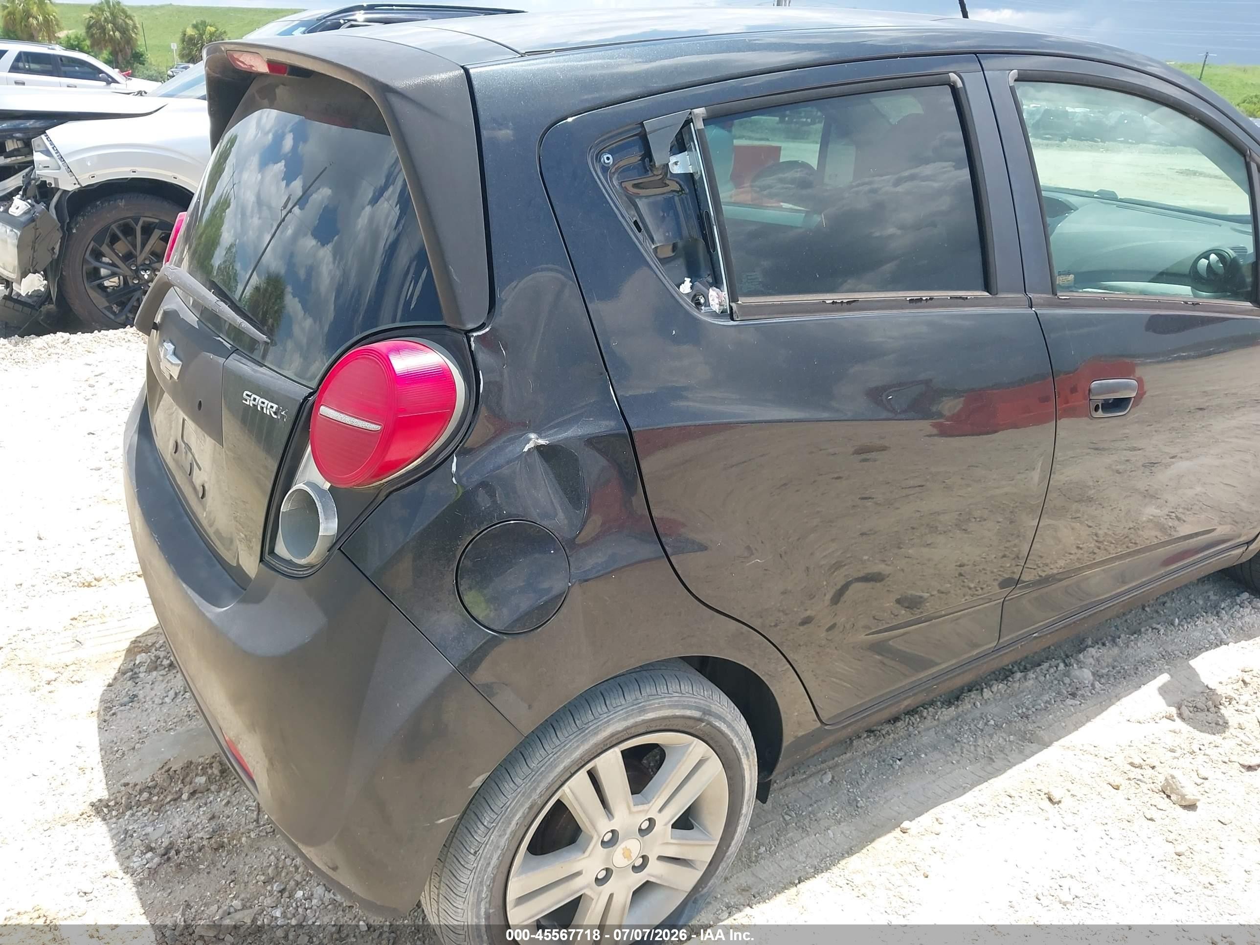 2013 Chevrolet Spark 1lt Auto Black vin: KL8CD6S94DC512194
