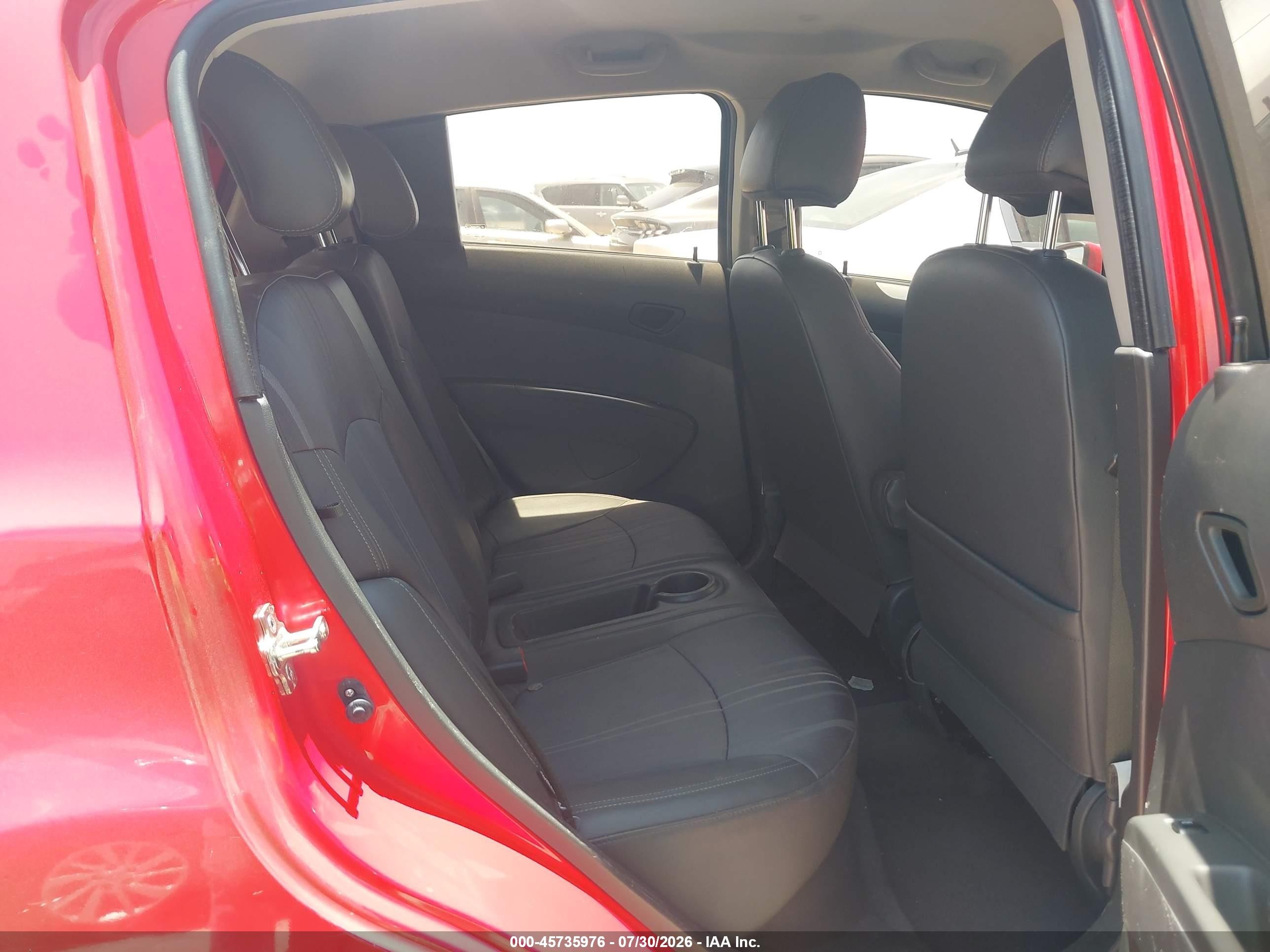 2013 Chevrolet Spark 1lt Auto Red vin: KL8CD6S94DC568085
