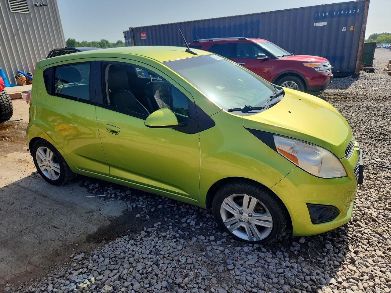 2013 Chevrolet Spark 1lt Green vin: KL8CD6S94DC568247
