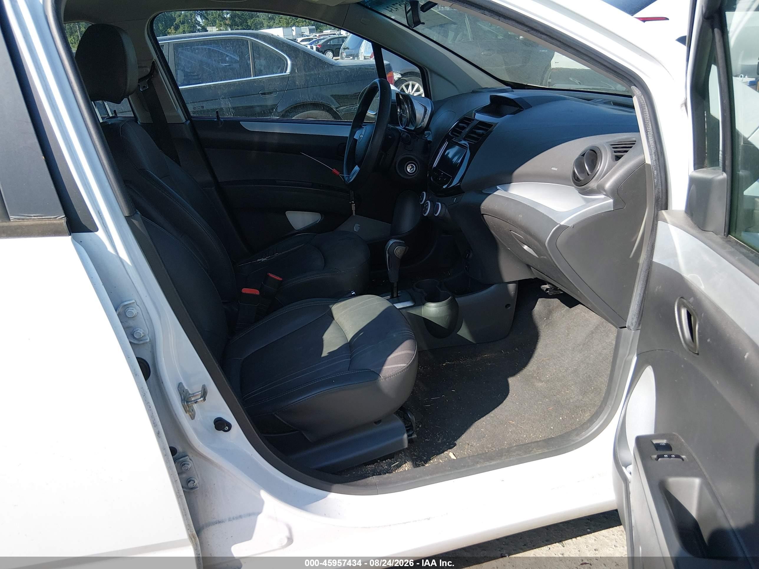 2013 Chevrolet Spark 1lt Auto White vin: KL8CD6S94DC592192