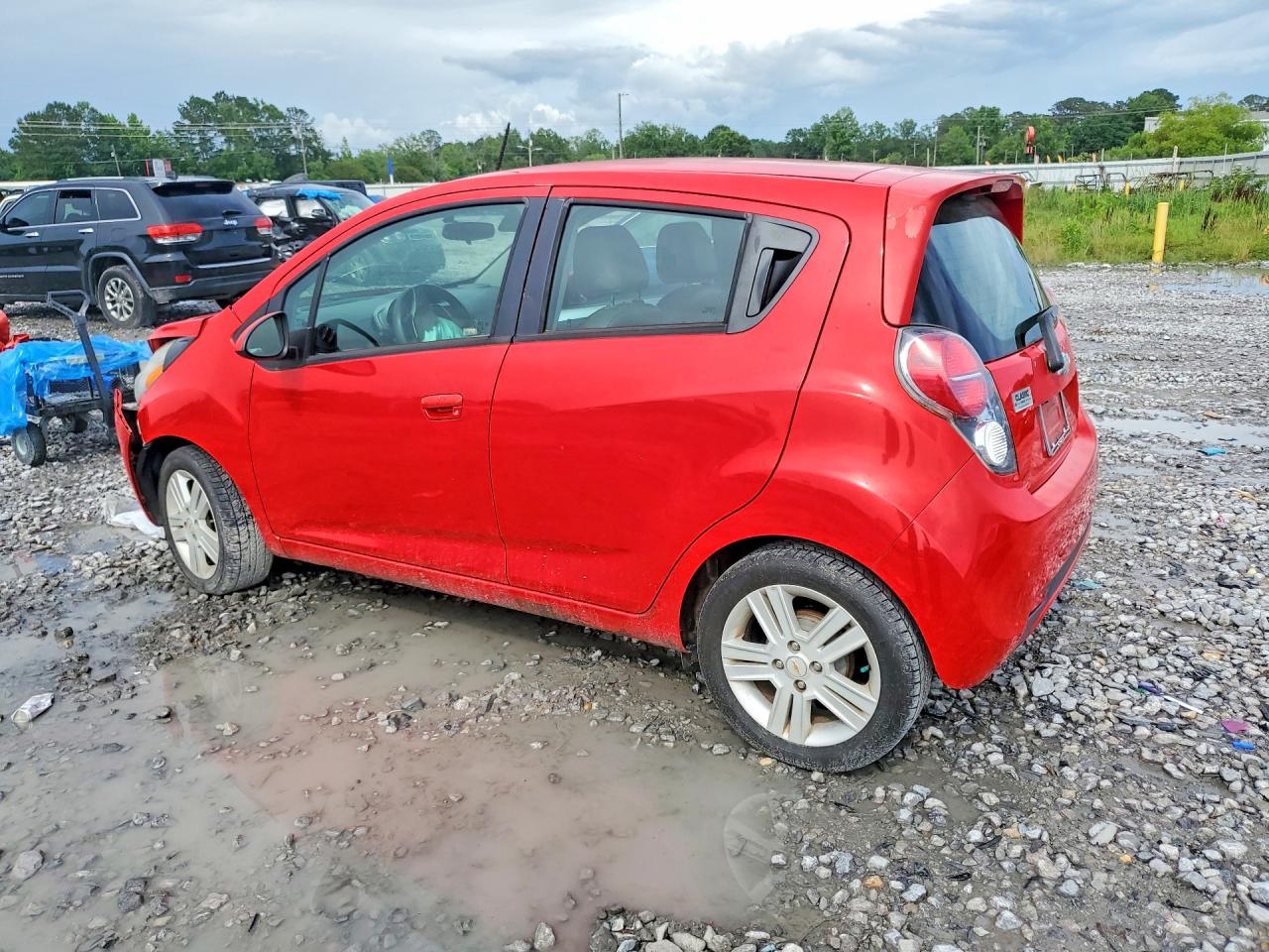 2014 Chevrolet Spark 1lt Red vin: KL8CD6S94EC469588