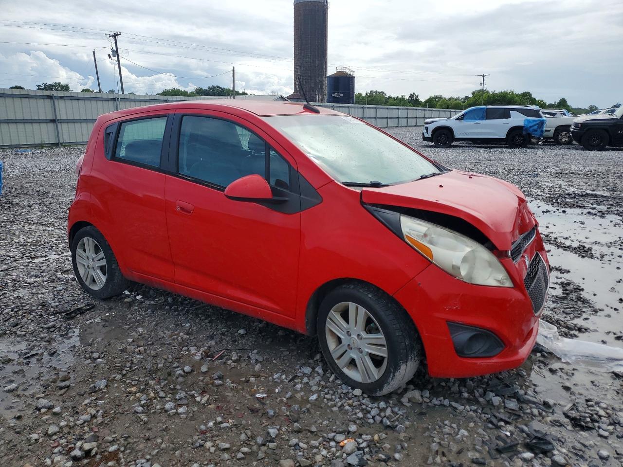 2014 Chevrolet Spark 1lt Red vin: KL8CD6S94EC469588