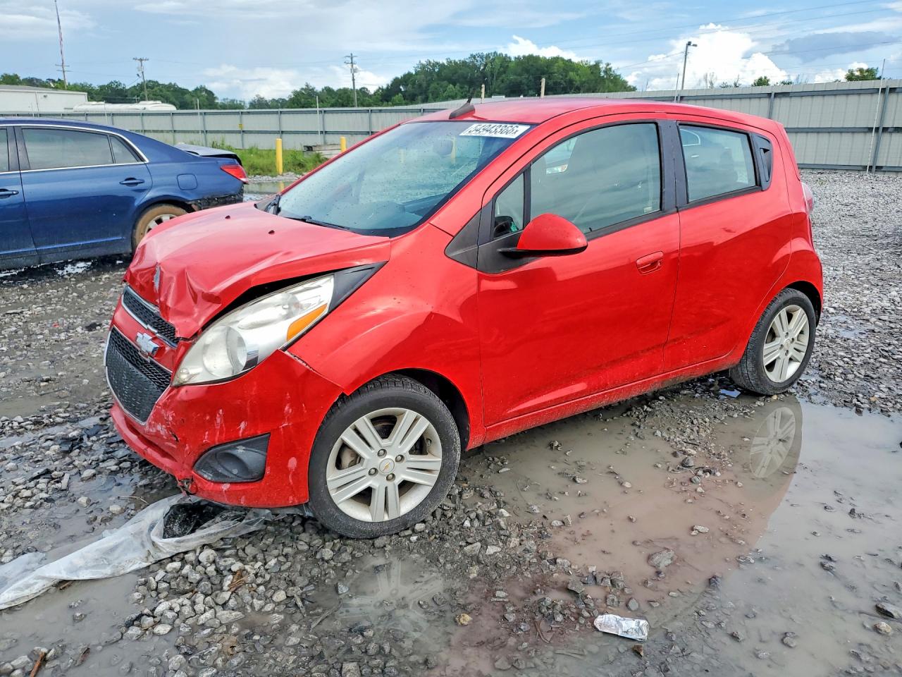 2014 Chevrolet Spark 1lt Red vin: KL8CD6S94EC469588