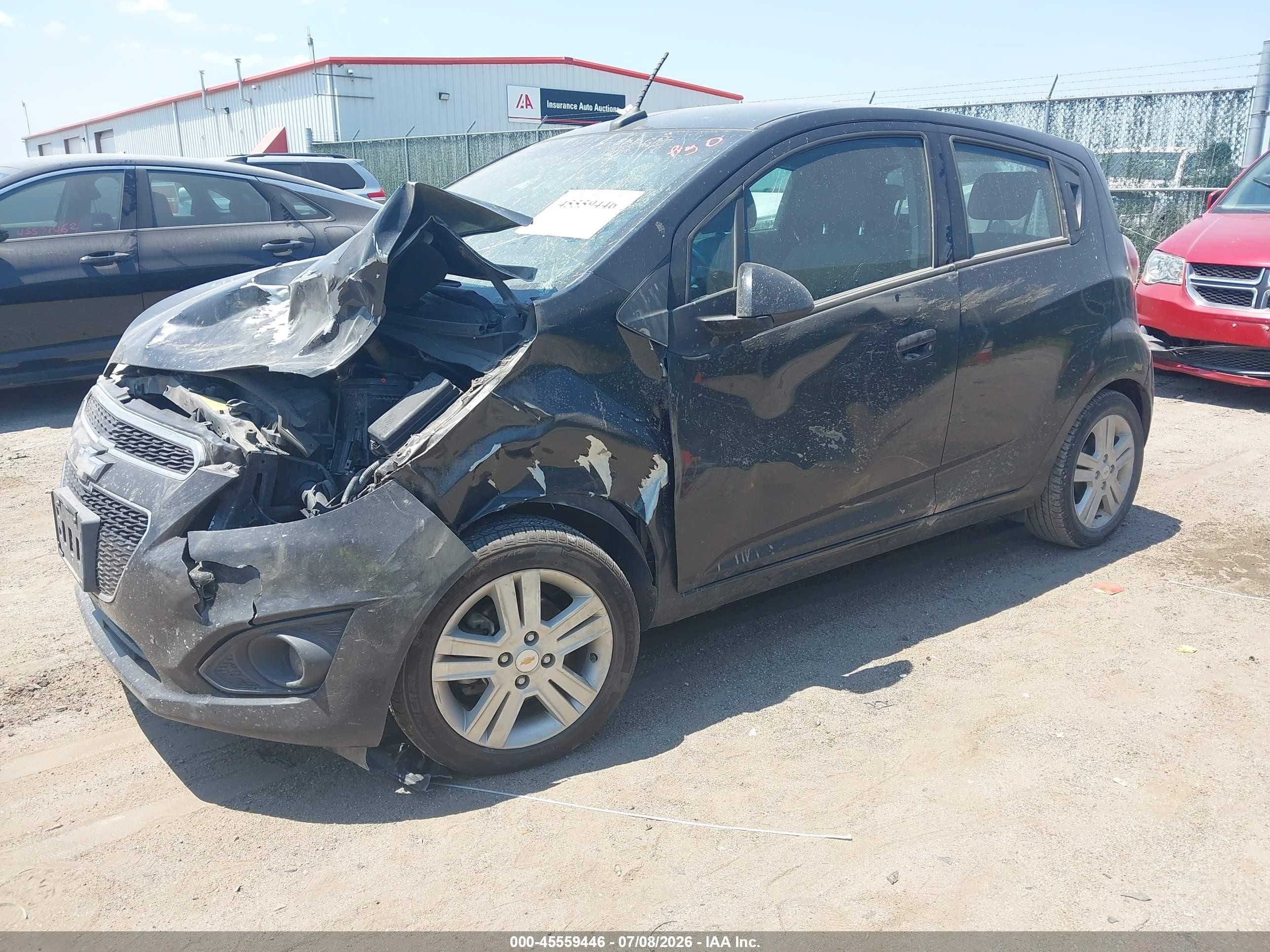 2014 Chevrolet Spark 1lt Auto Black vin: KL8CD6S94EC475231