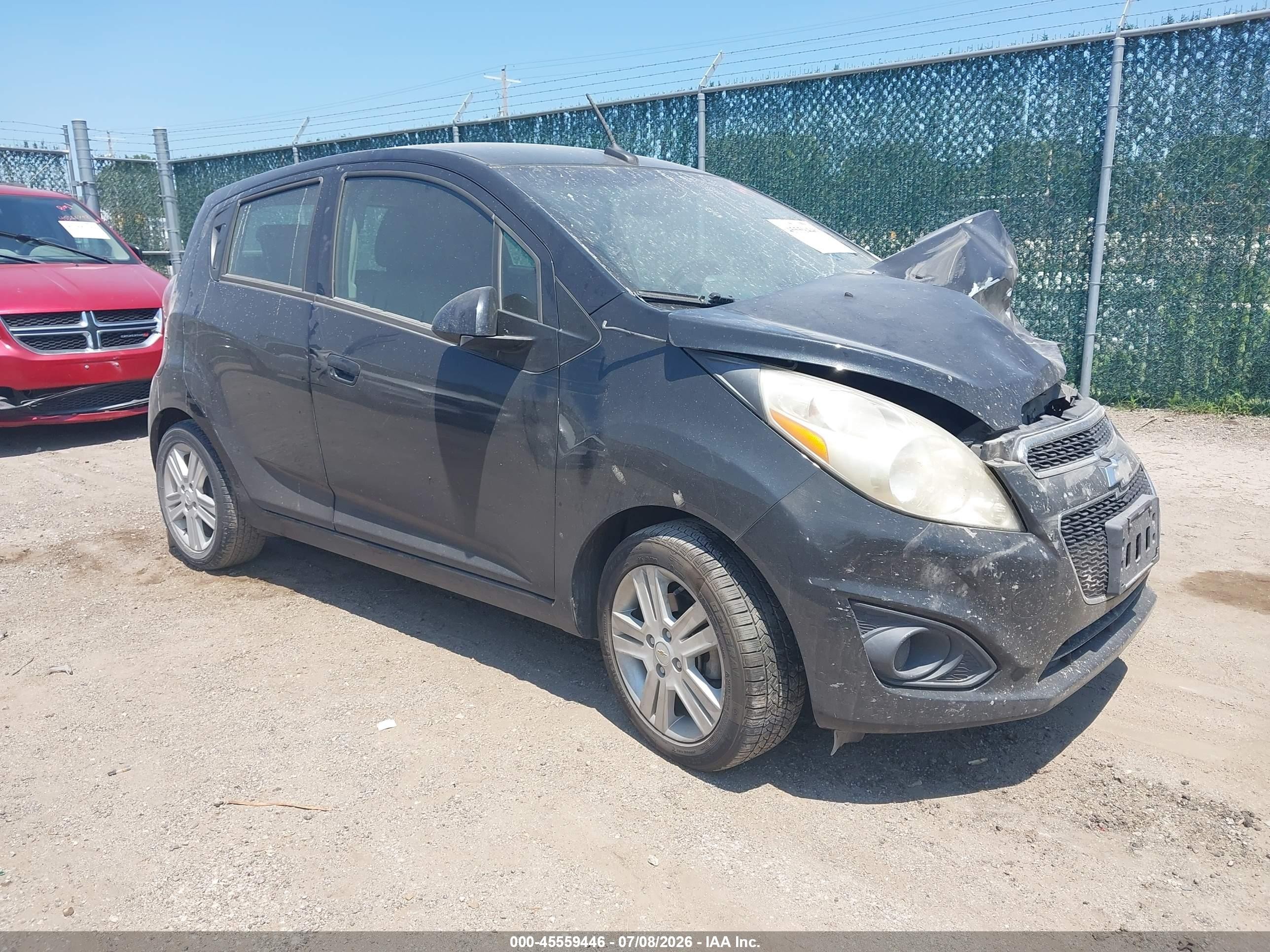 2014 Chevrolet Spark 1lt Auto Black vin: KL8CD6S94EC475231
