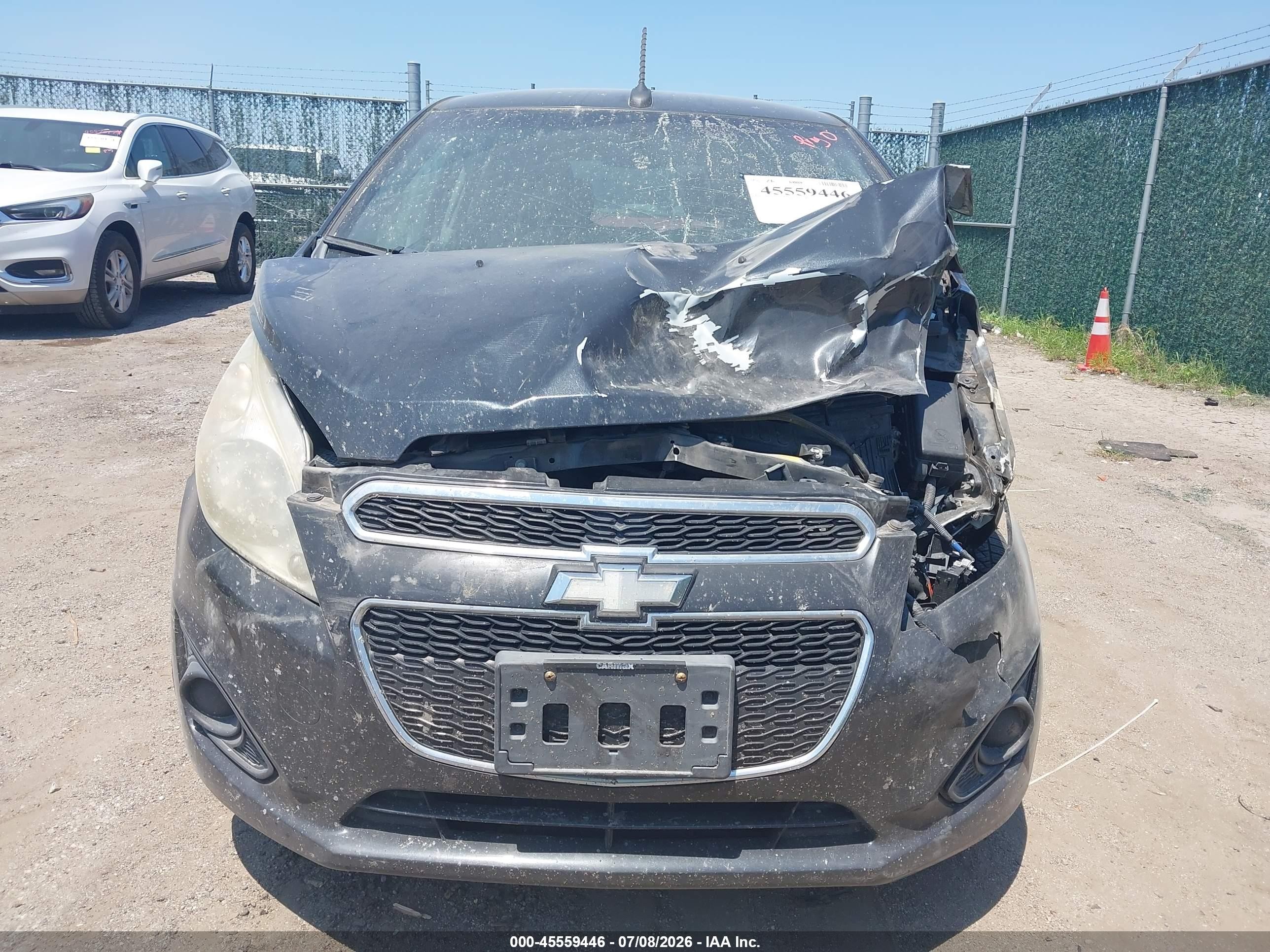 2014 Chevrolet Spark 1lt Auto Black vin: KL8CD6S94EC475231