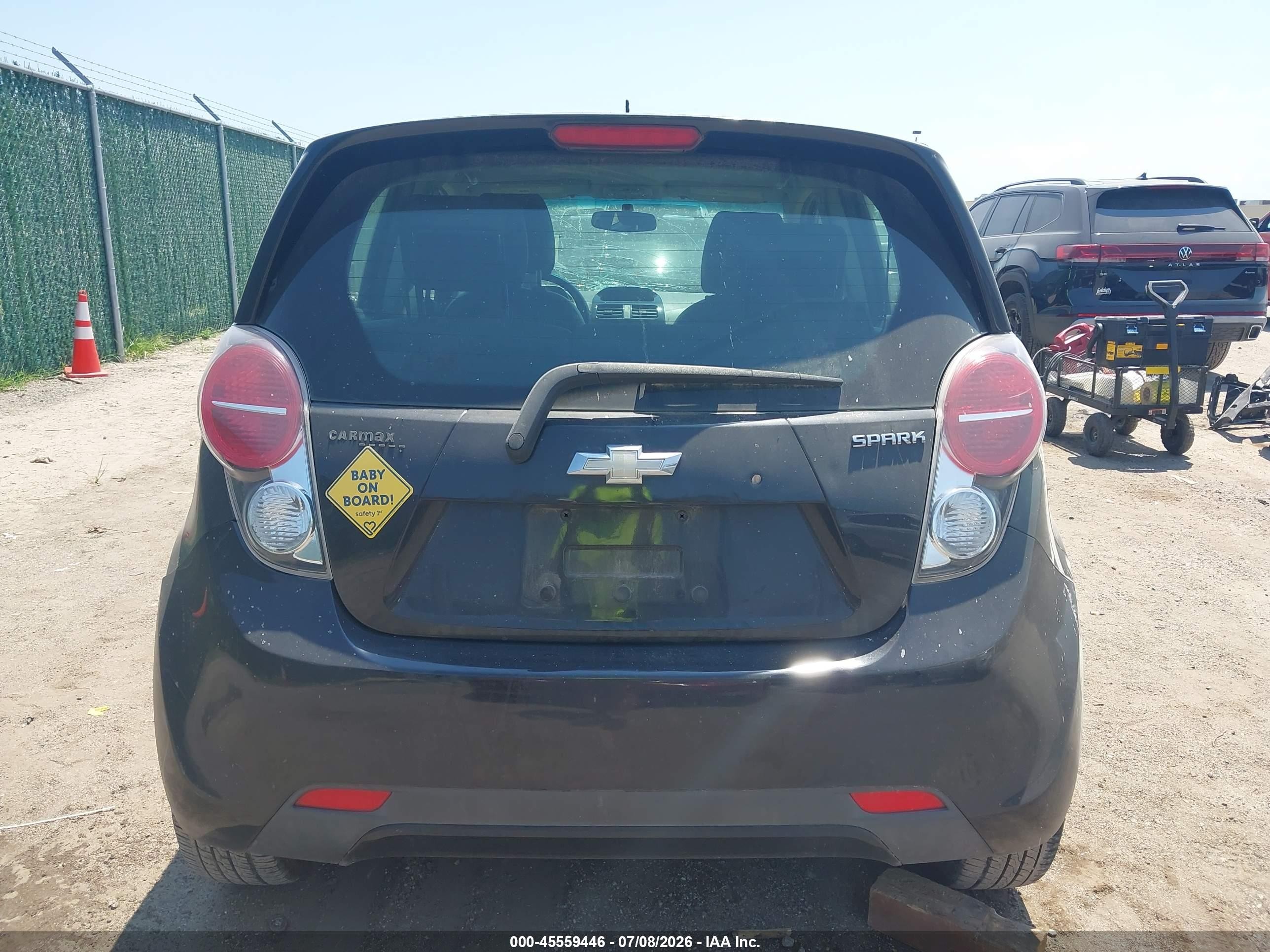 2014 Chevrolet Spark 1lt Auto Black vin: KL8CD6S94EC475231