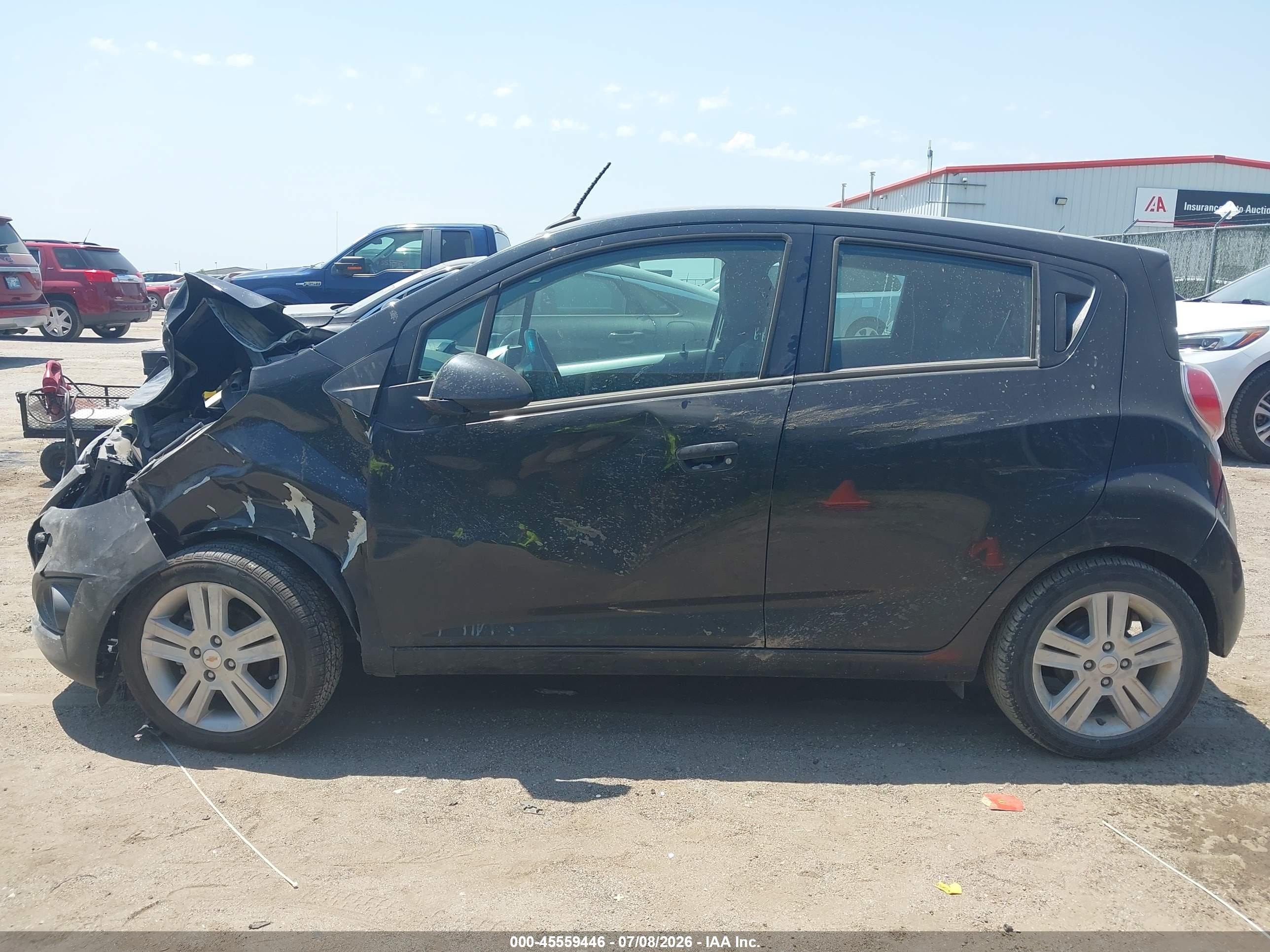 2014 Chevrolet Spark 1lt Auto Black vin: KL8CD6S94EC475231