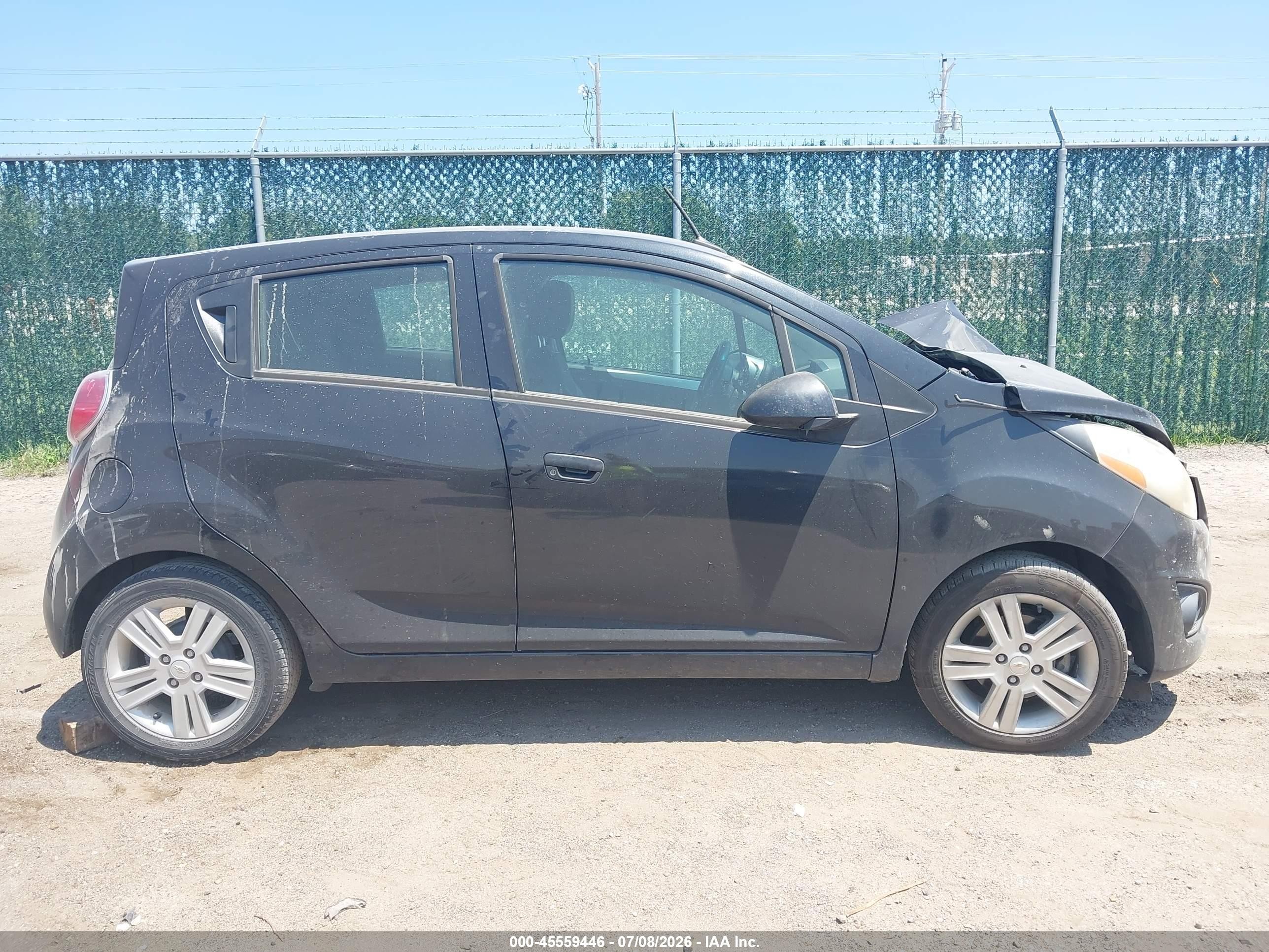 2014 Chevrolet Spark 1lt Auto Black vin: KL8CD6S94EC475231
