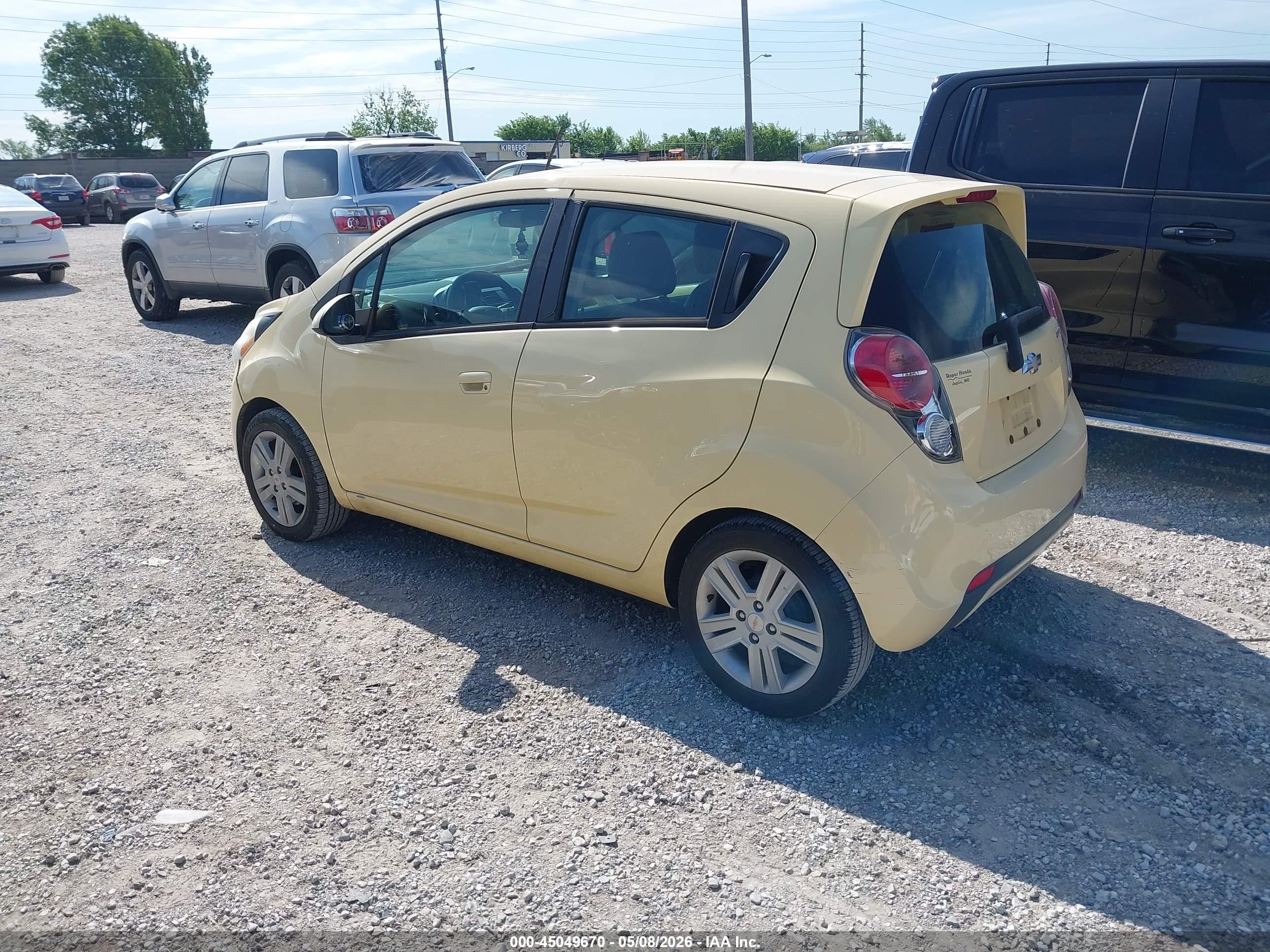 2014 Chevrolet Spark 1lt Auto Yellow vin: KL8CD6S94EC506820