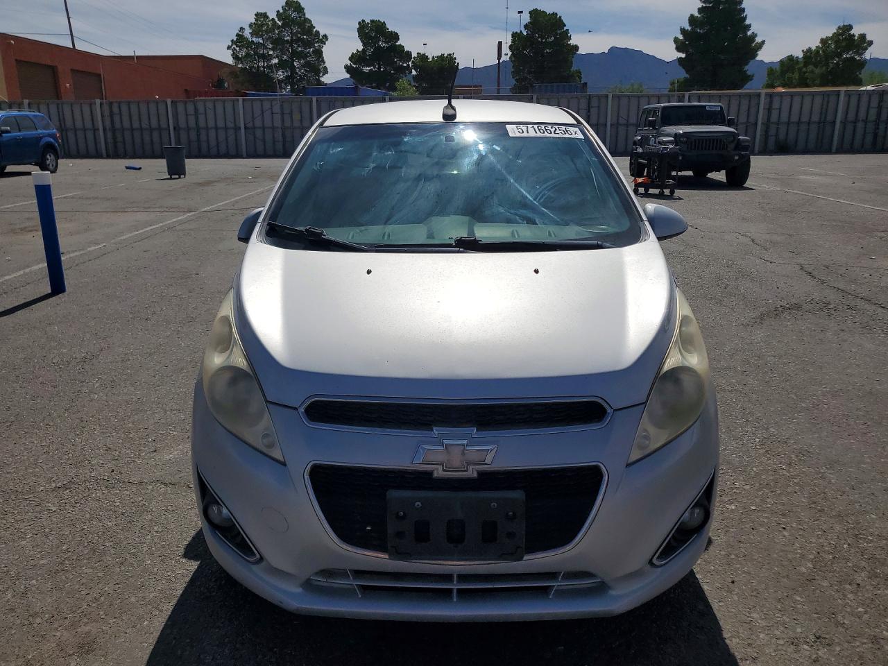 2014 Chevrolet Spark 1lt Silver vin: KL8CD6S94EC514688