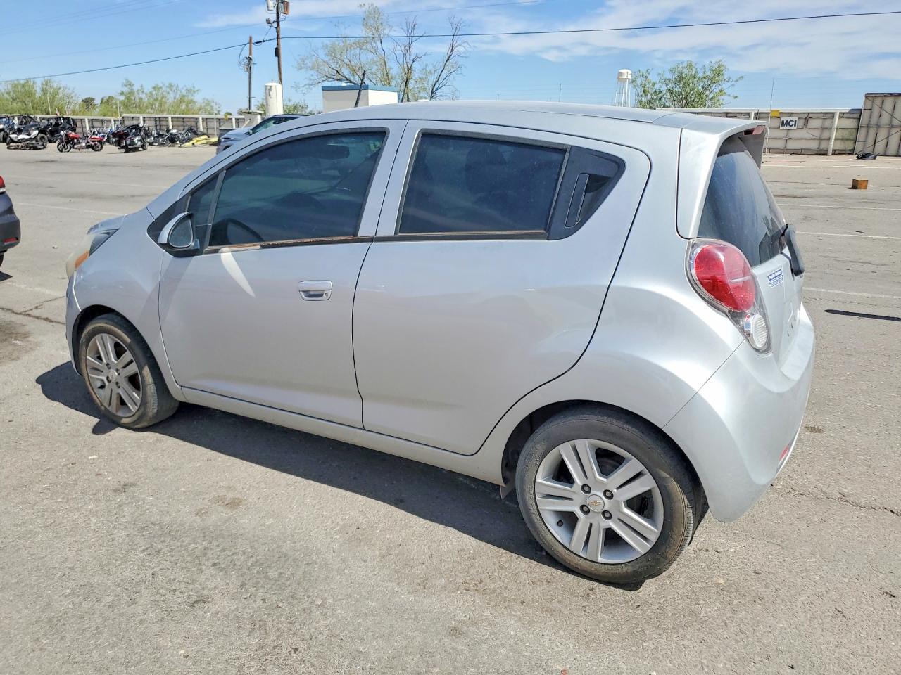 2014 Chevrolet Spark 1lt Silver vin: KL8CD6S94EC514688