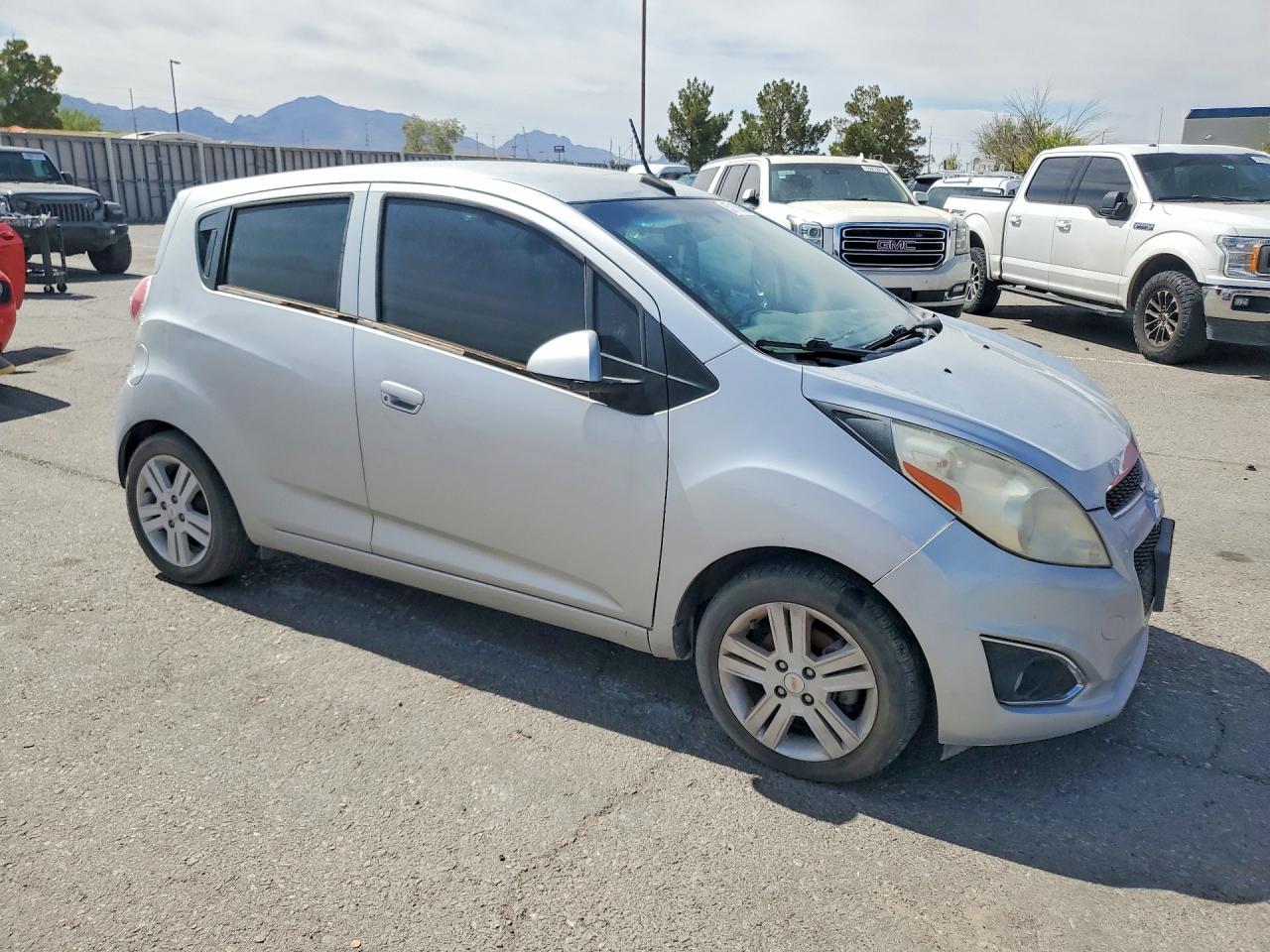 2014 Chevrolet Spark 1lt Silver vin: KL8CD6S94EC514688