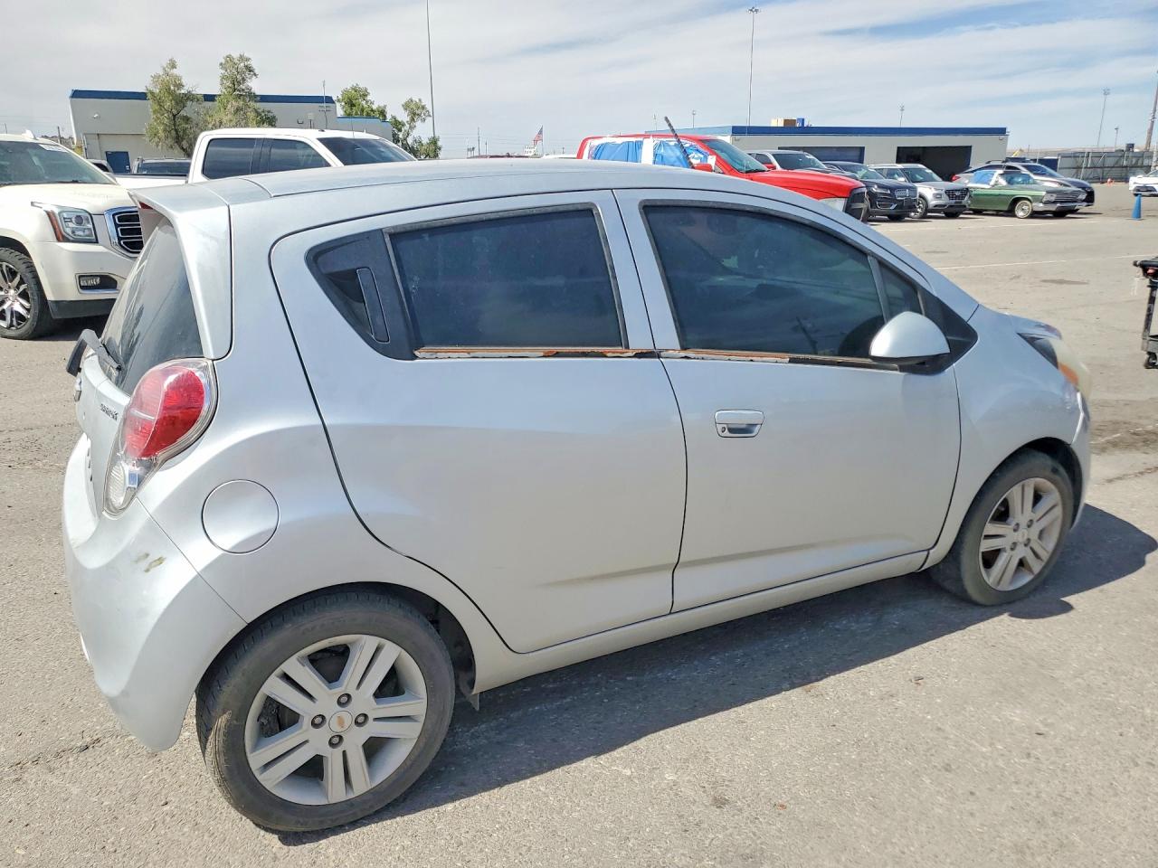 2014 Chevrolet Spark 1lt Silver vin: KL8CD6S94EC514688
