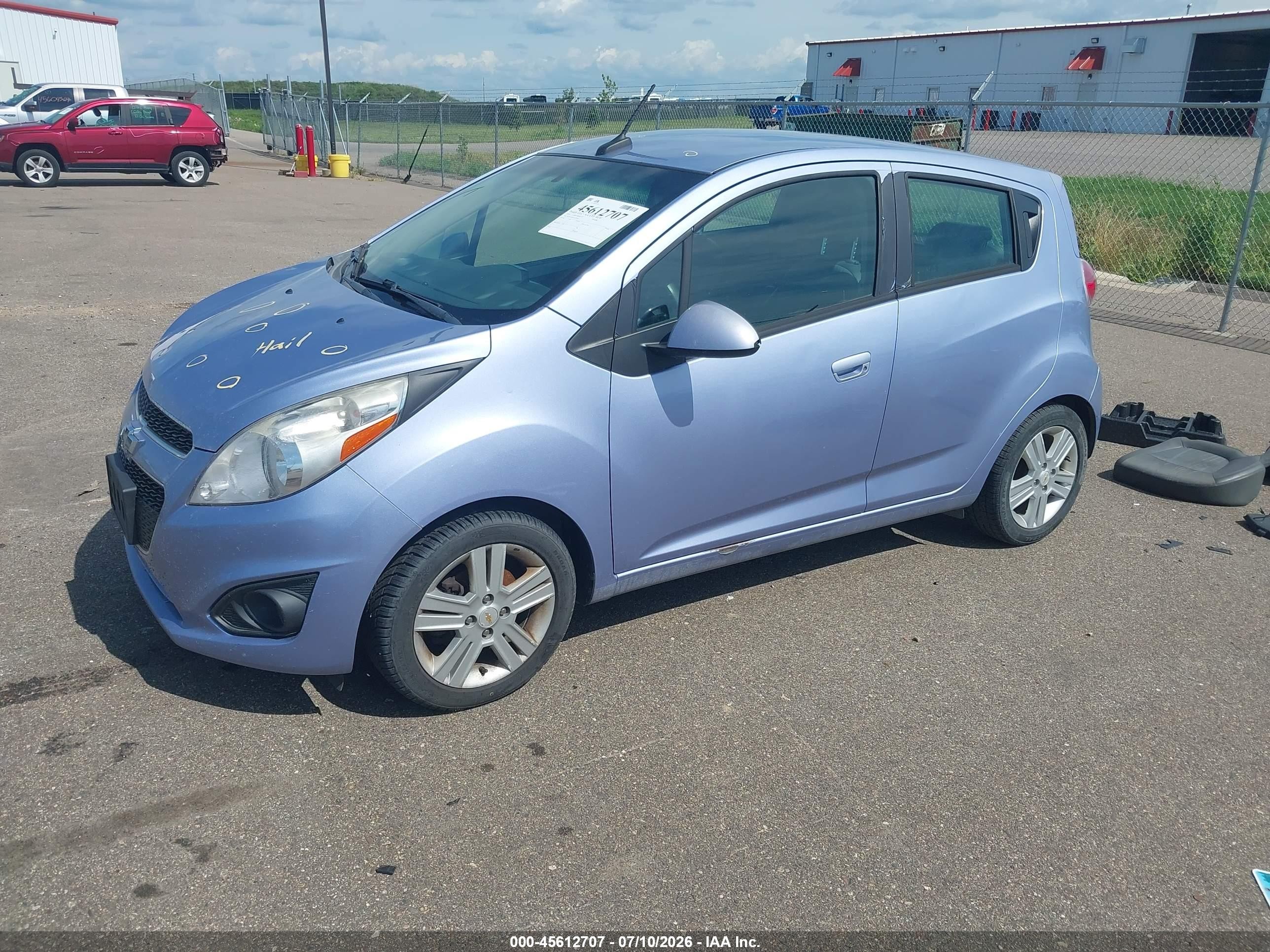 2014 Chevrolet Spark 1lt Auto Purple vin: KL8CD6S94EC537615