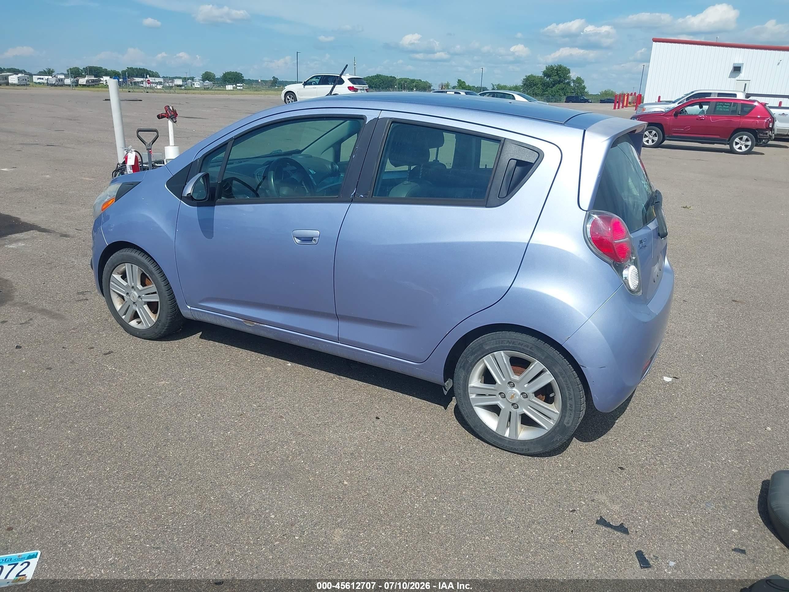 2014 Chevrolet Spark 1lt Auto Purple vin: KL8CD6S94EC537615