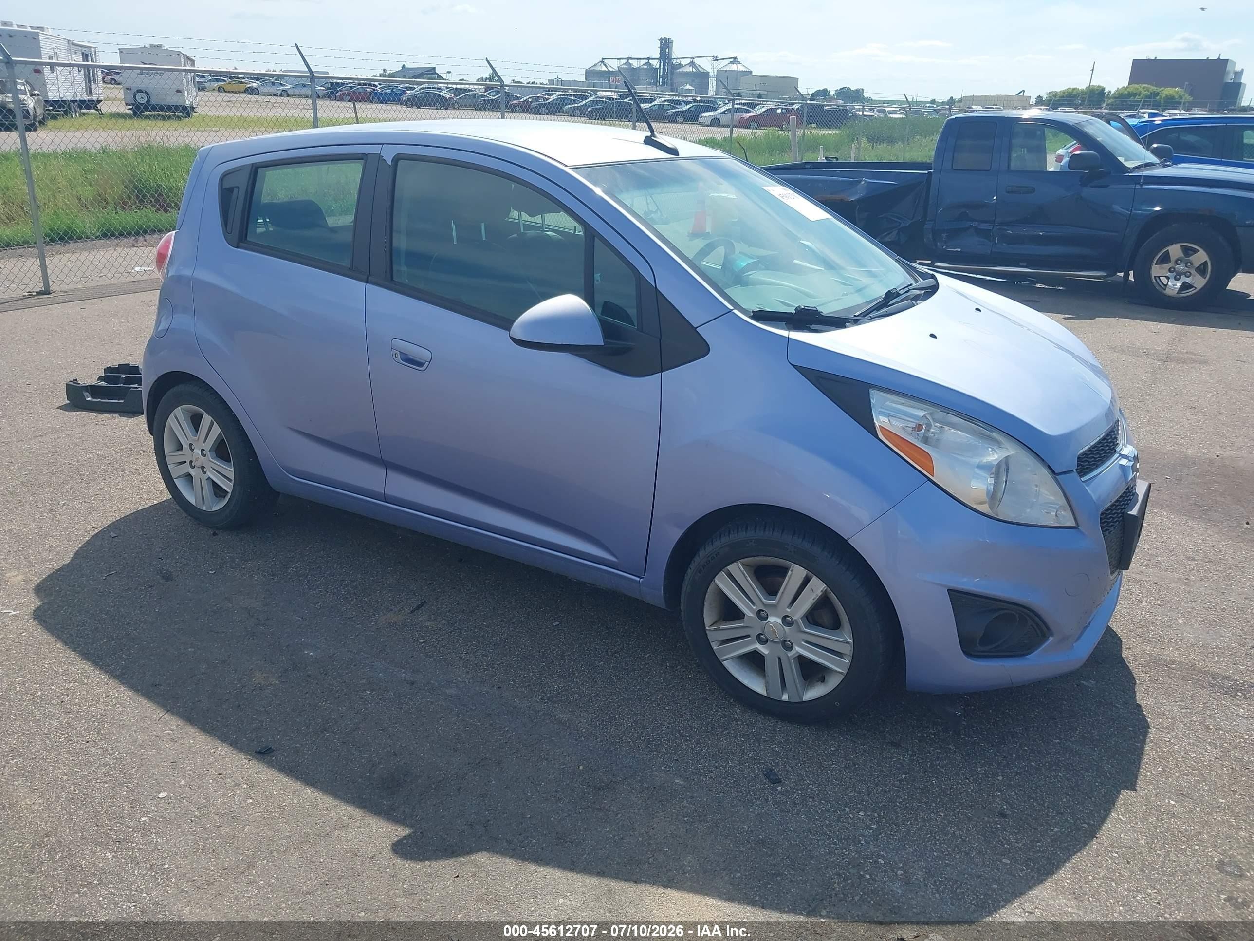 2014 Chevrolet Spark 1lt Auto Purple vin: KL8CD6S94EC537615